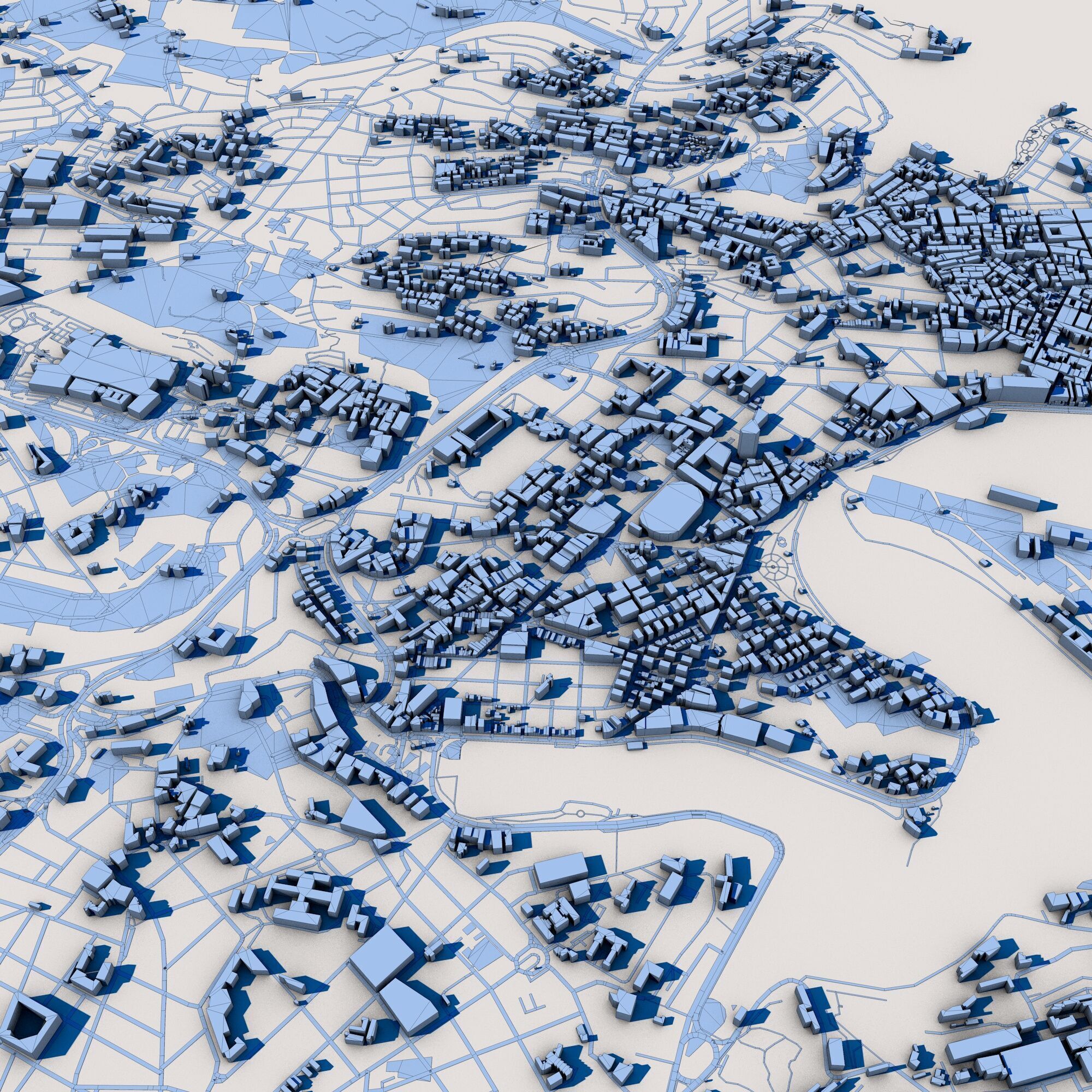 Valletta City Malta 3D model_10