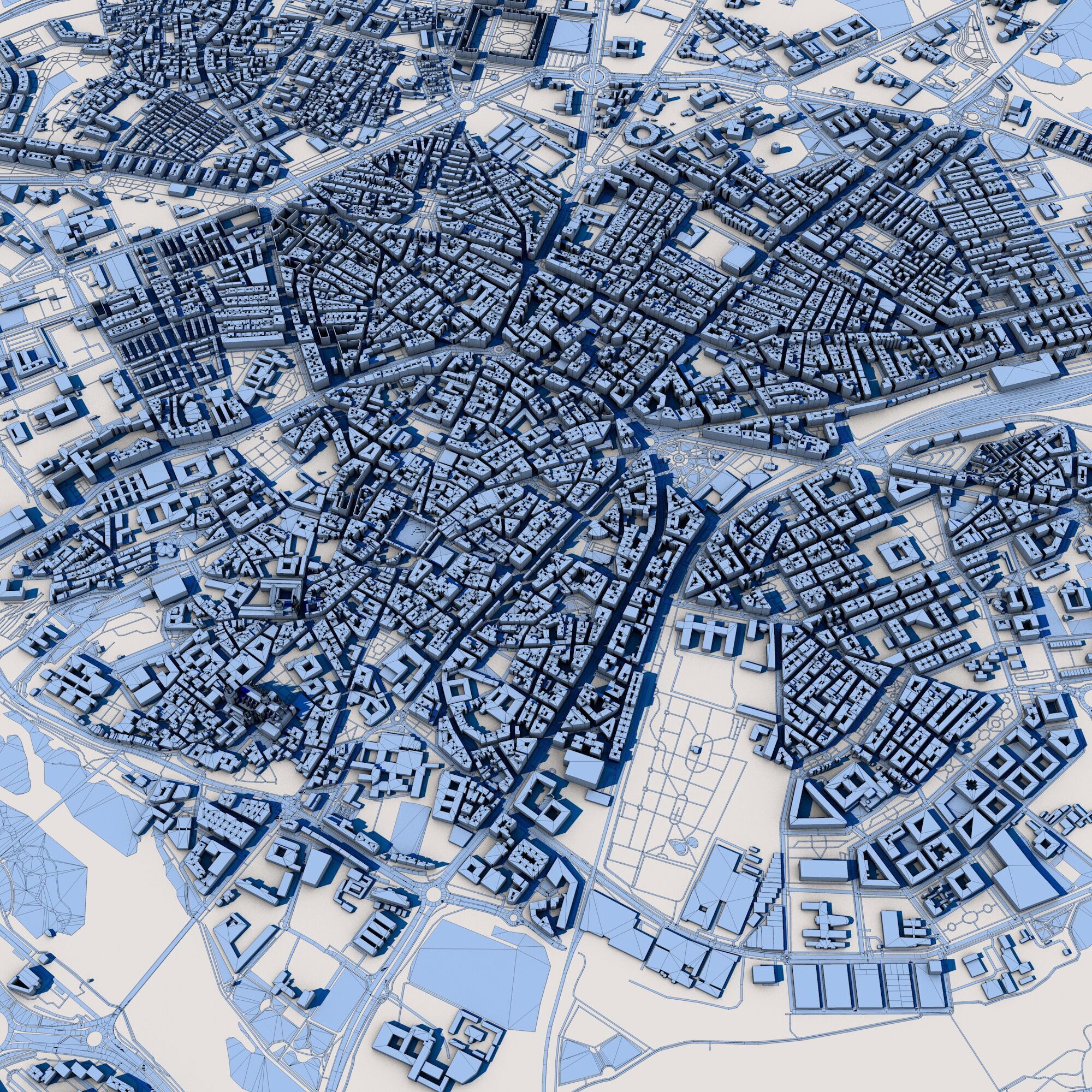 Salamanca City Spain 3D model_9