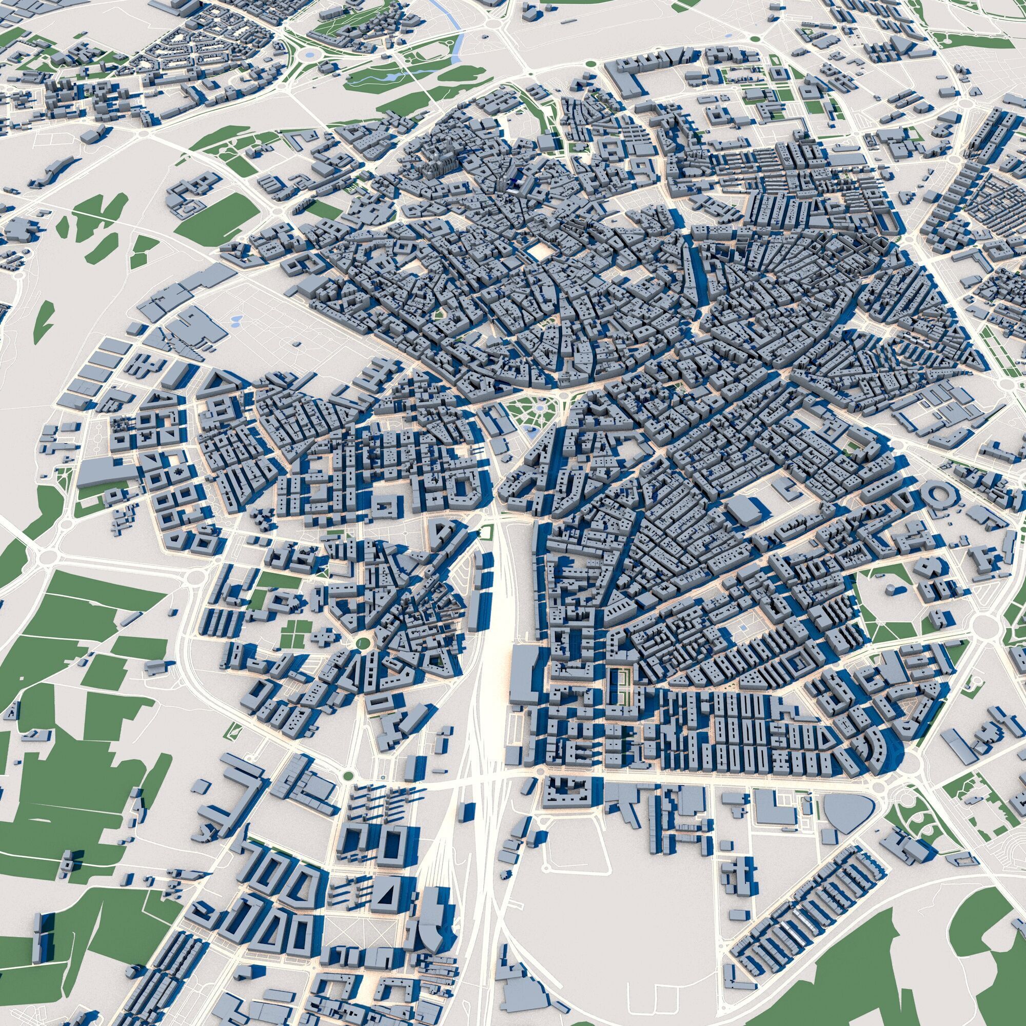 Salamanca City Spain 3D model_8