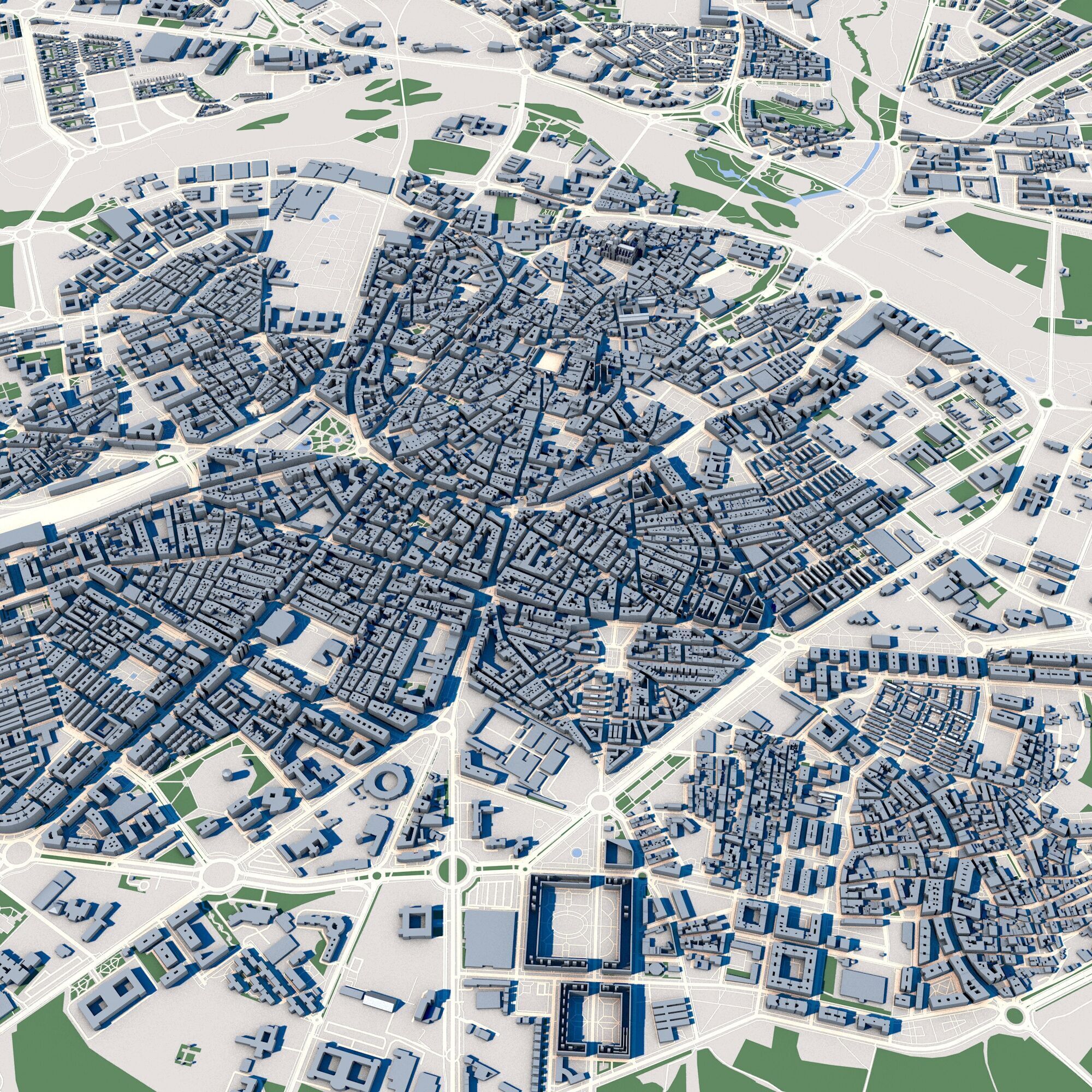 Salamanca City Spain 3D model_7