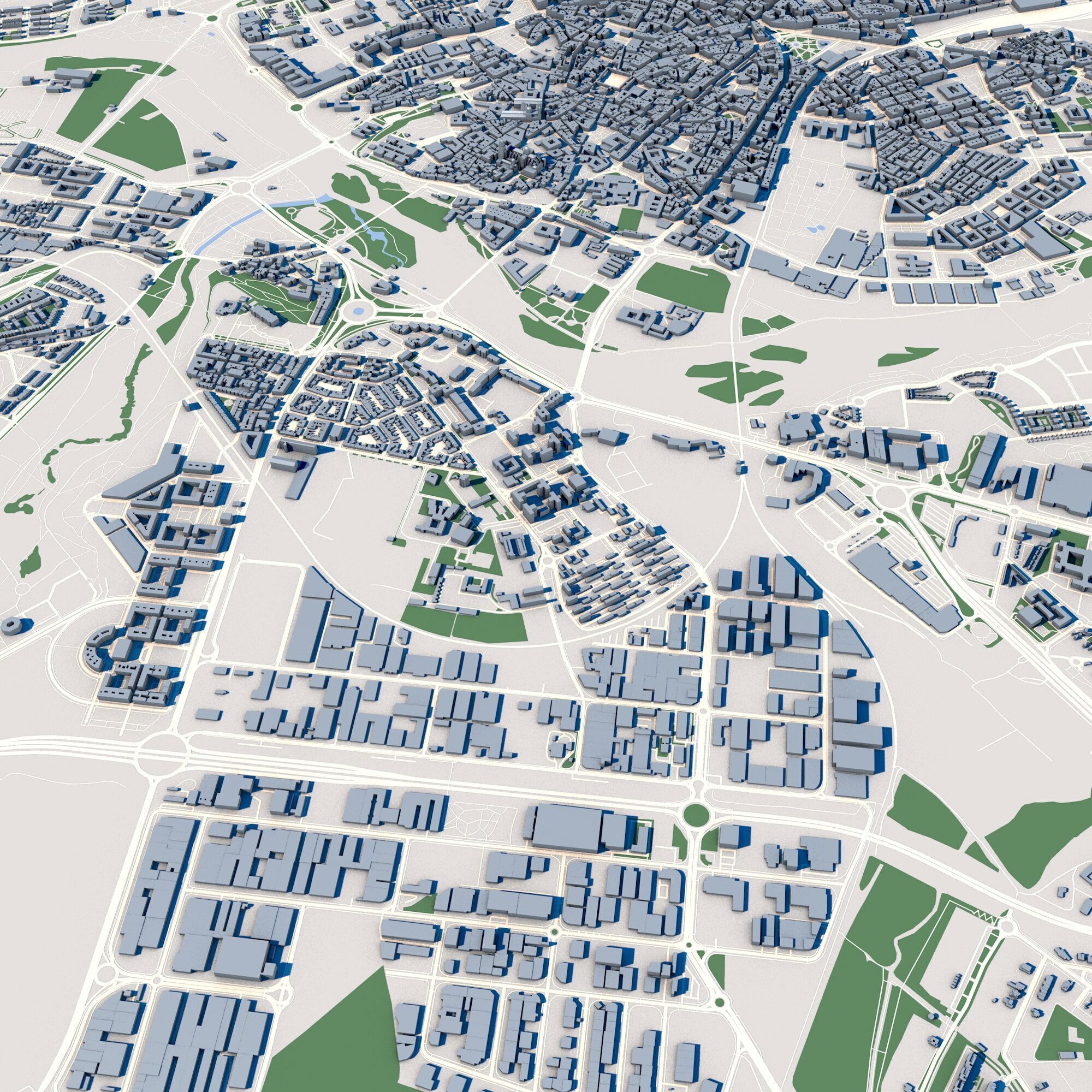Salamanca City Spain 3D model_4