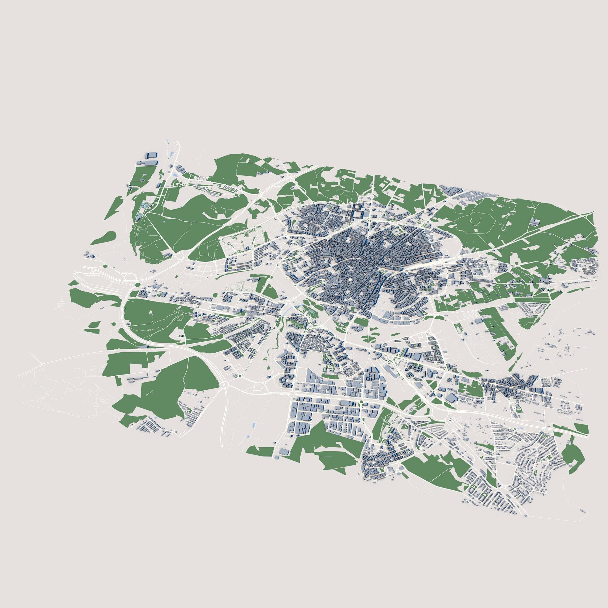 Salamanca City Spain 3D model_1