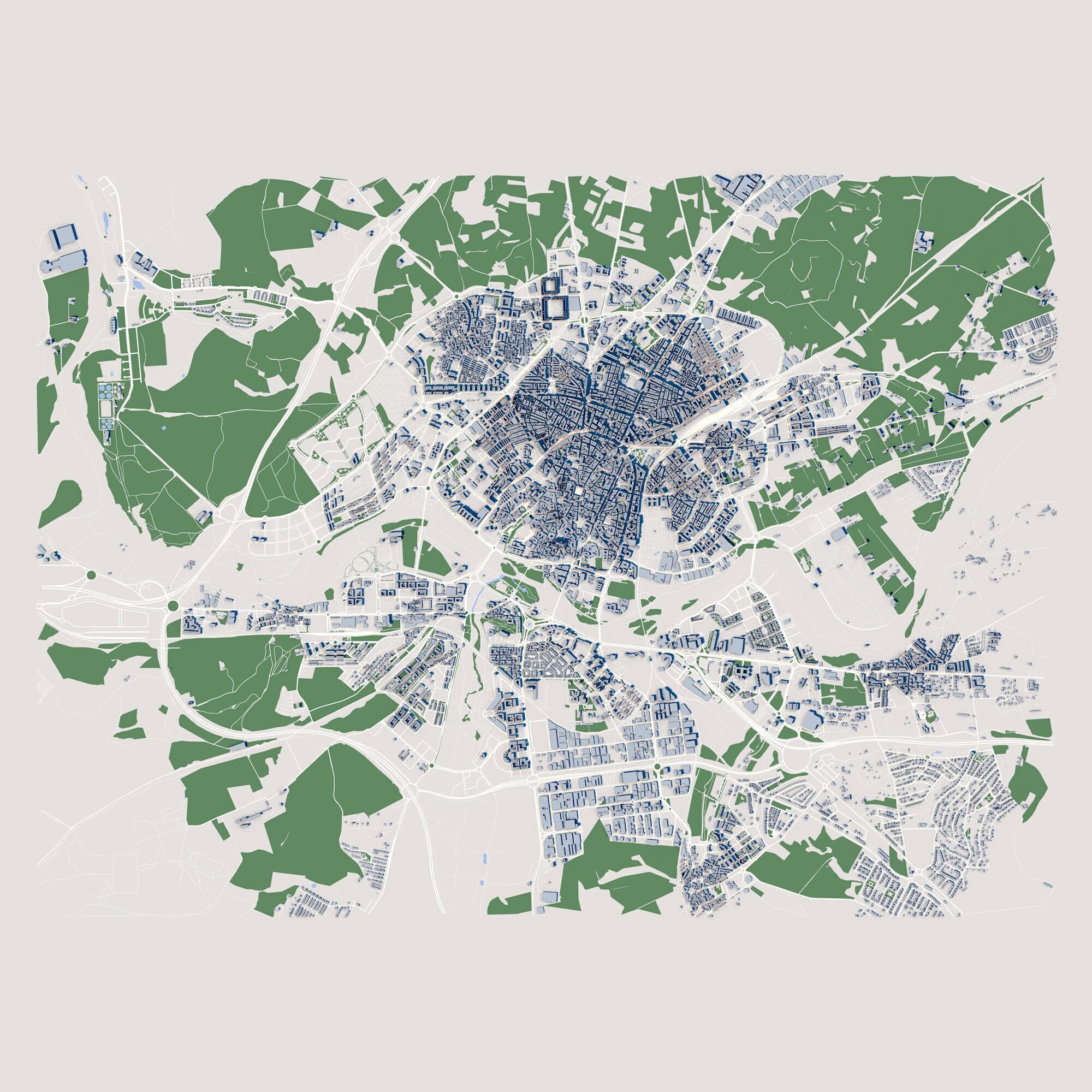 Salamanca City Spain 3D model_2