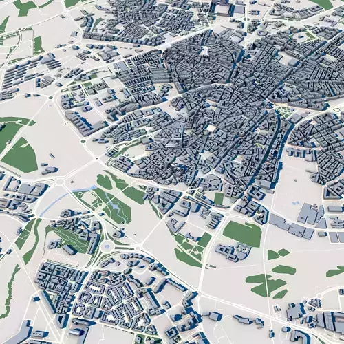 Salamanca City Spain 3D model