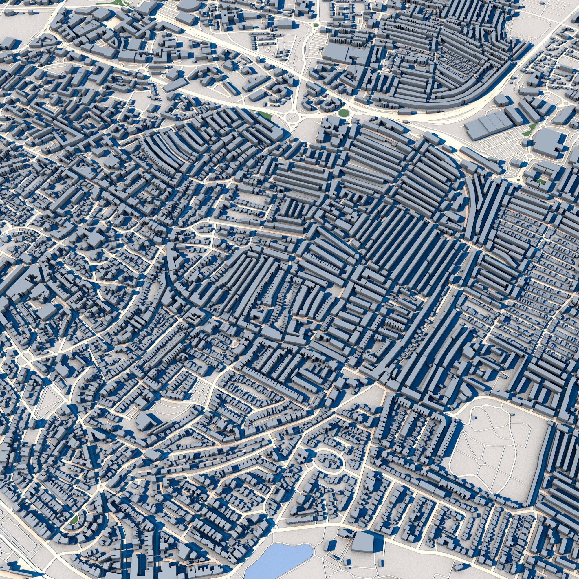 Portsmouth City England 3D model_4