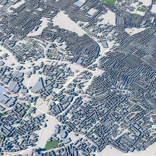 Portsmouth City England 3D model