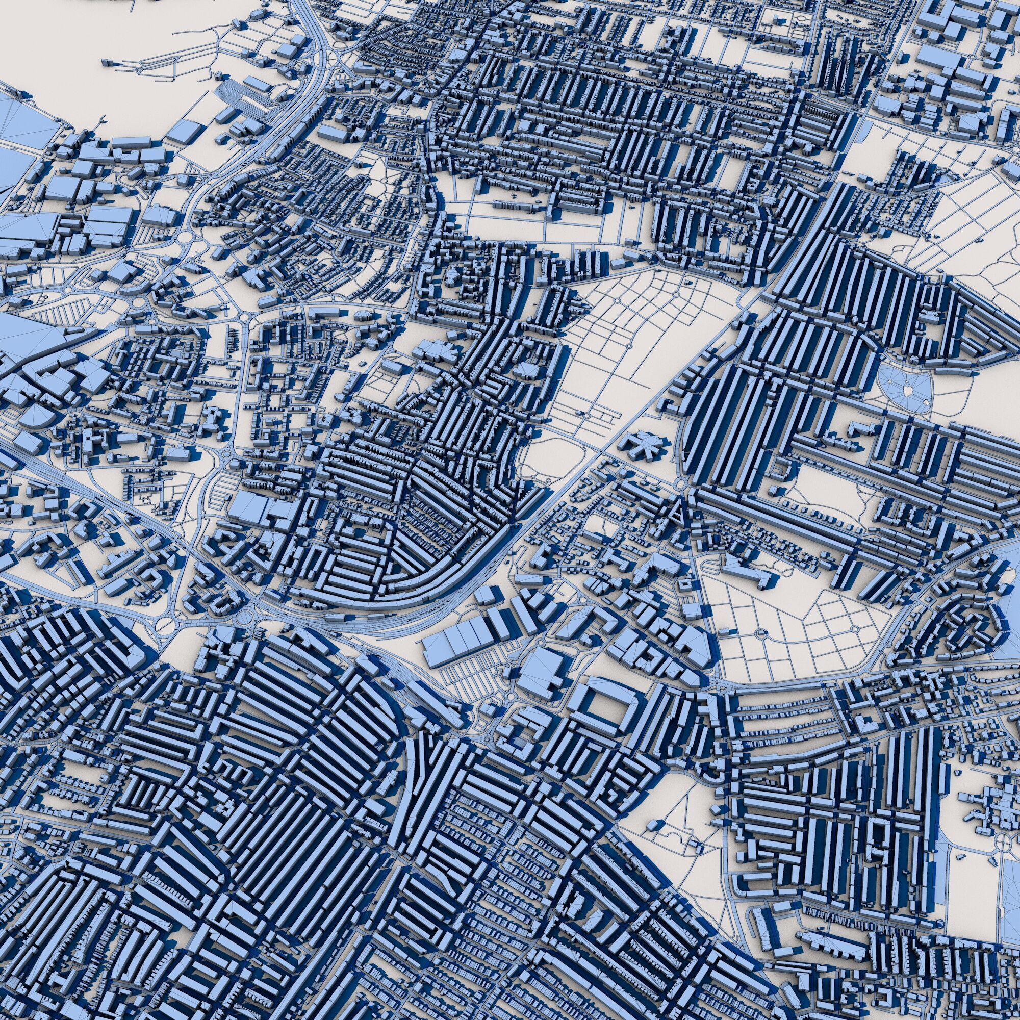 Portsmouth City England 3D model_10