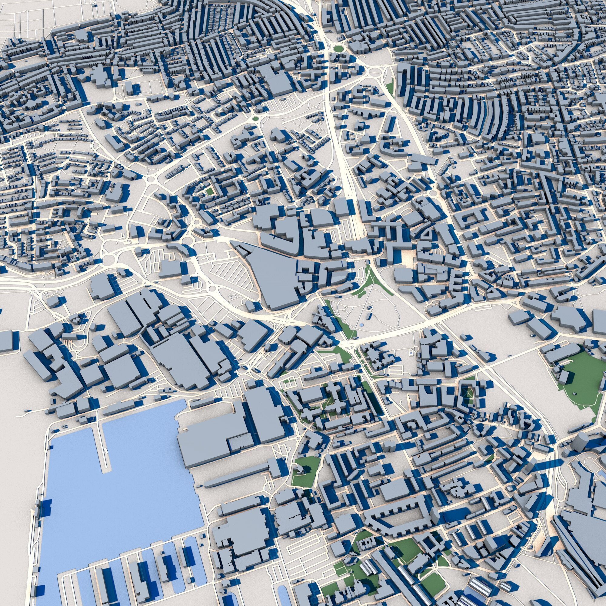 Portsmouth City England 3D model_7