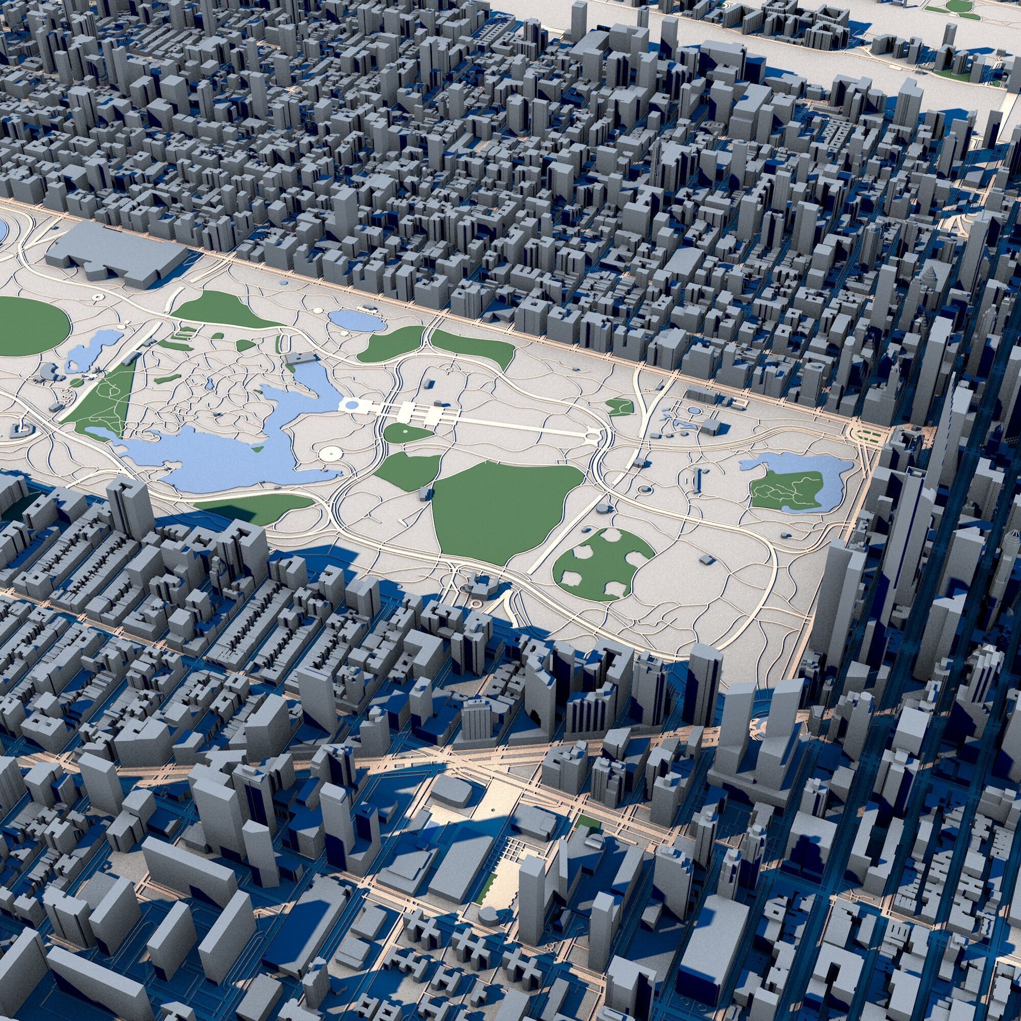 New York City in New York State 3D model_5