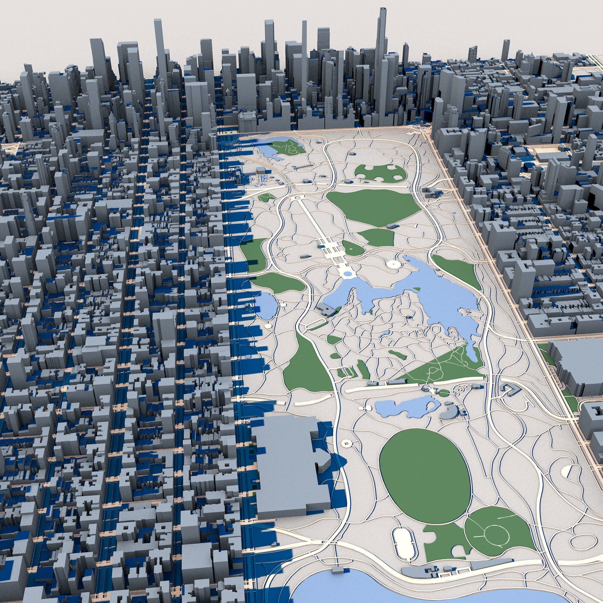 New York City in New York State 3D model_10