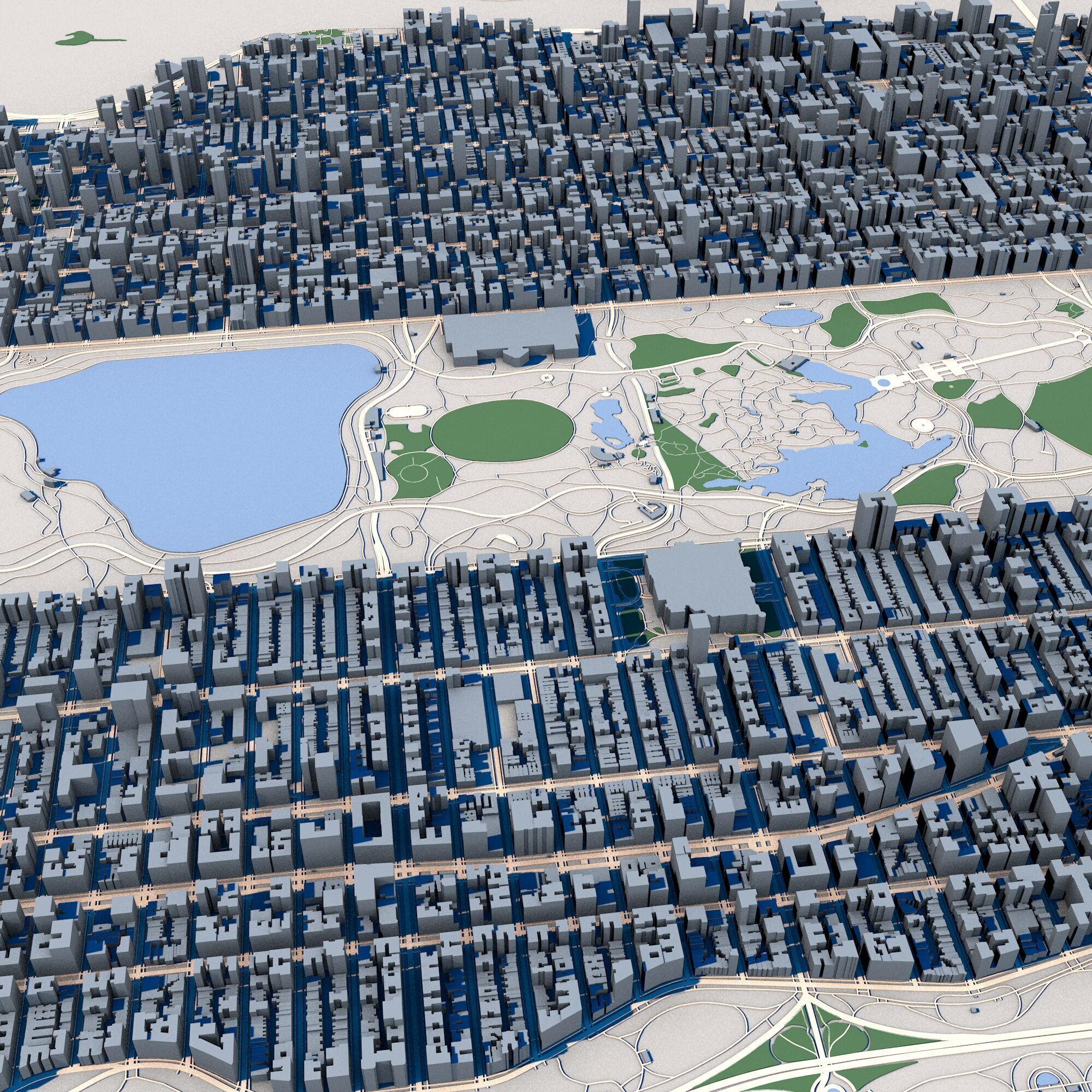 New York City in New York State 3D model_6