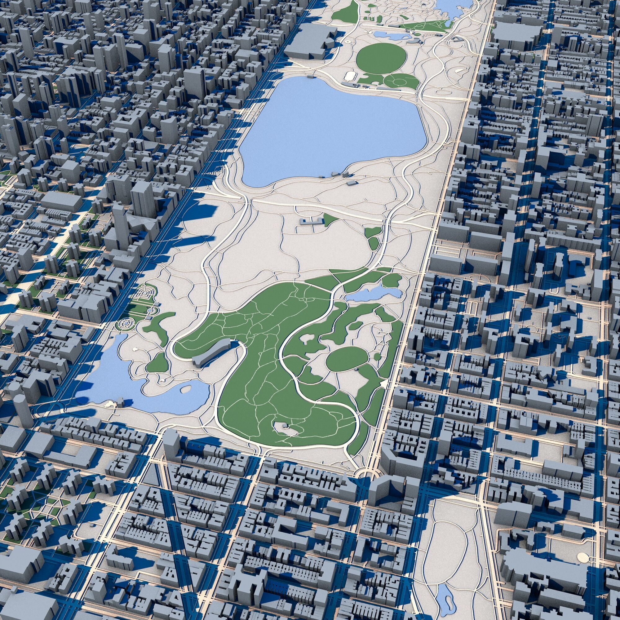 New York City in New York State 3D model_7