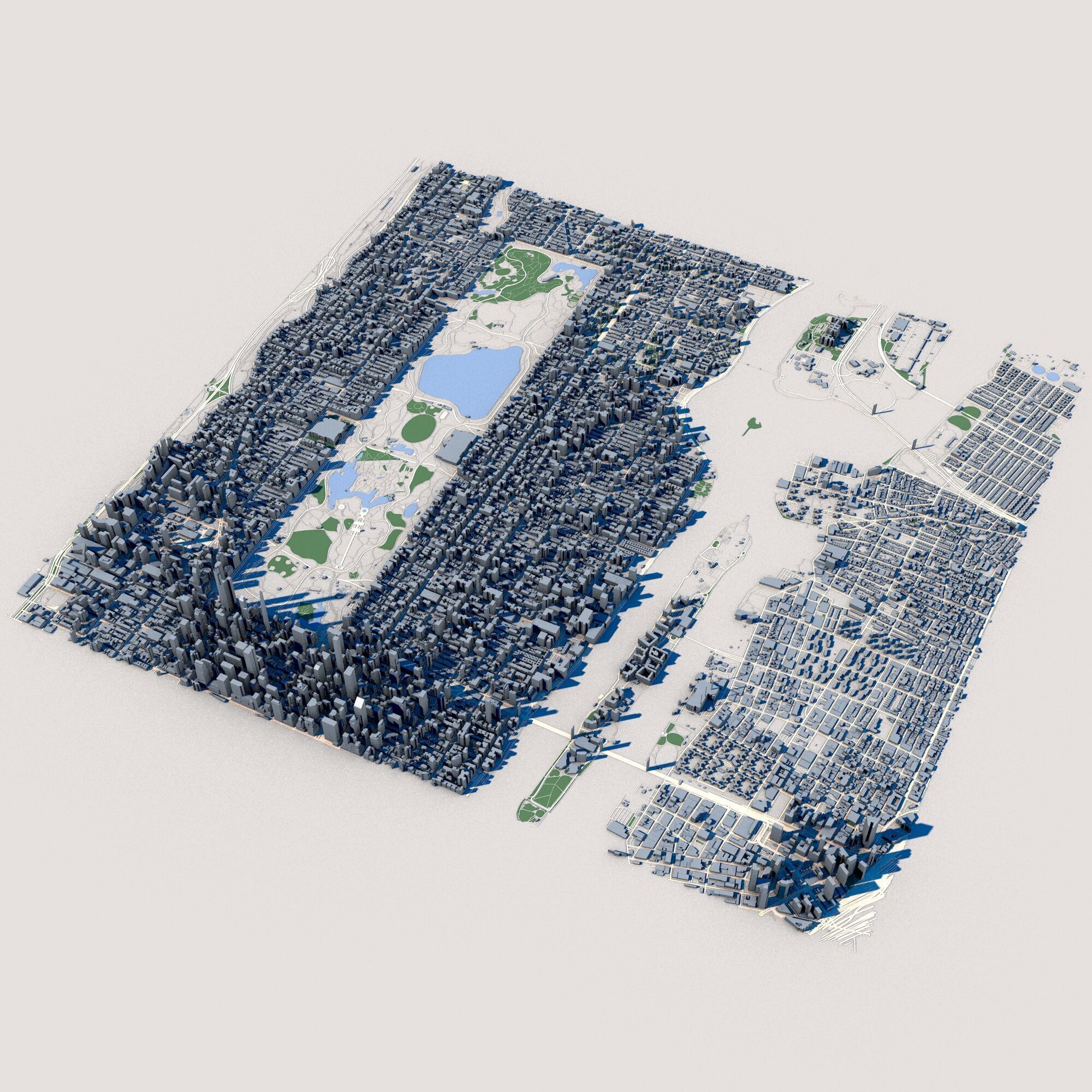 New York City in New York State 3D model_1