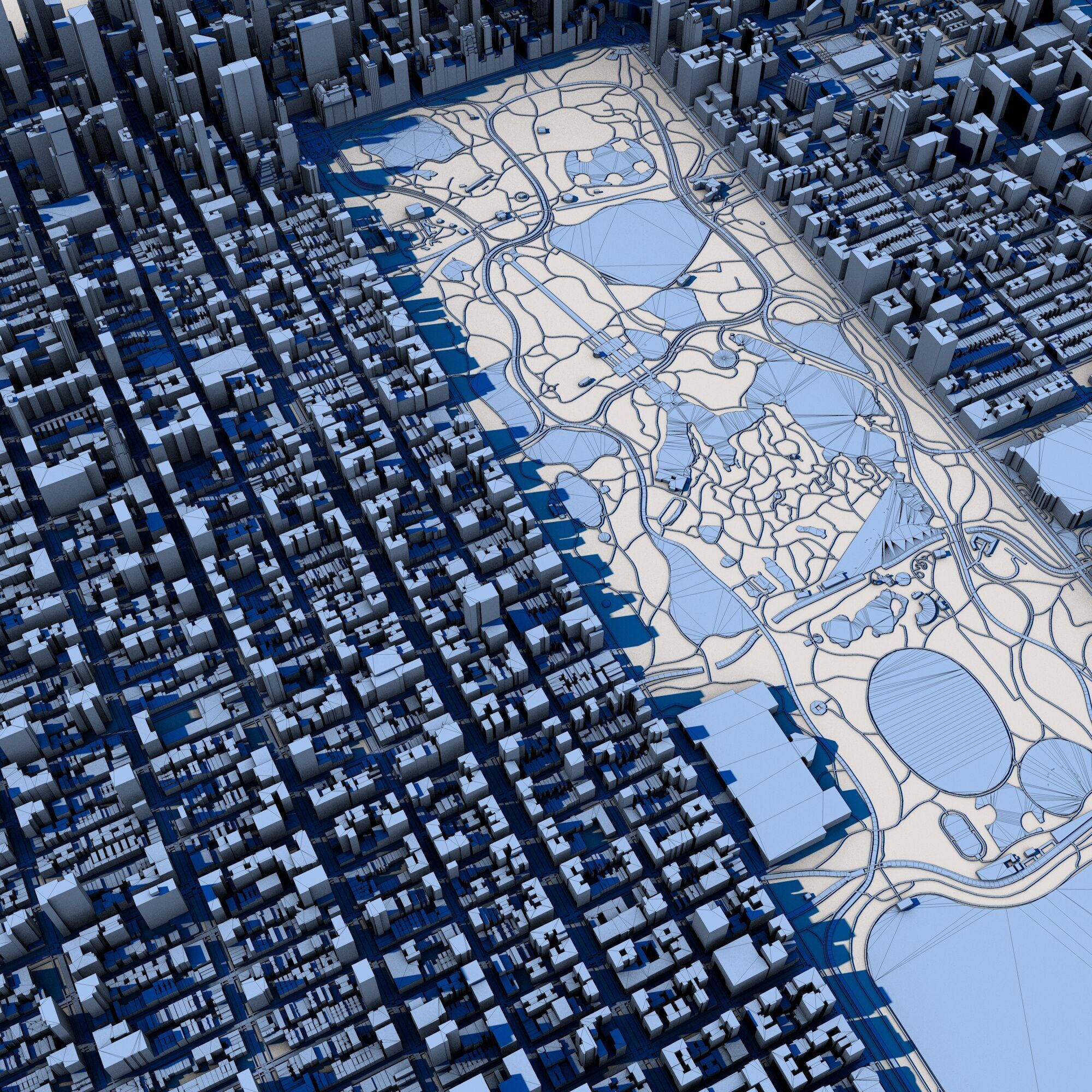 New York City in New York State 3D model_11
