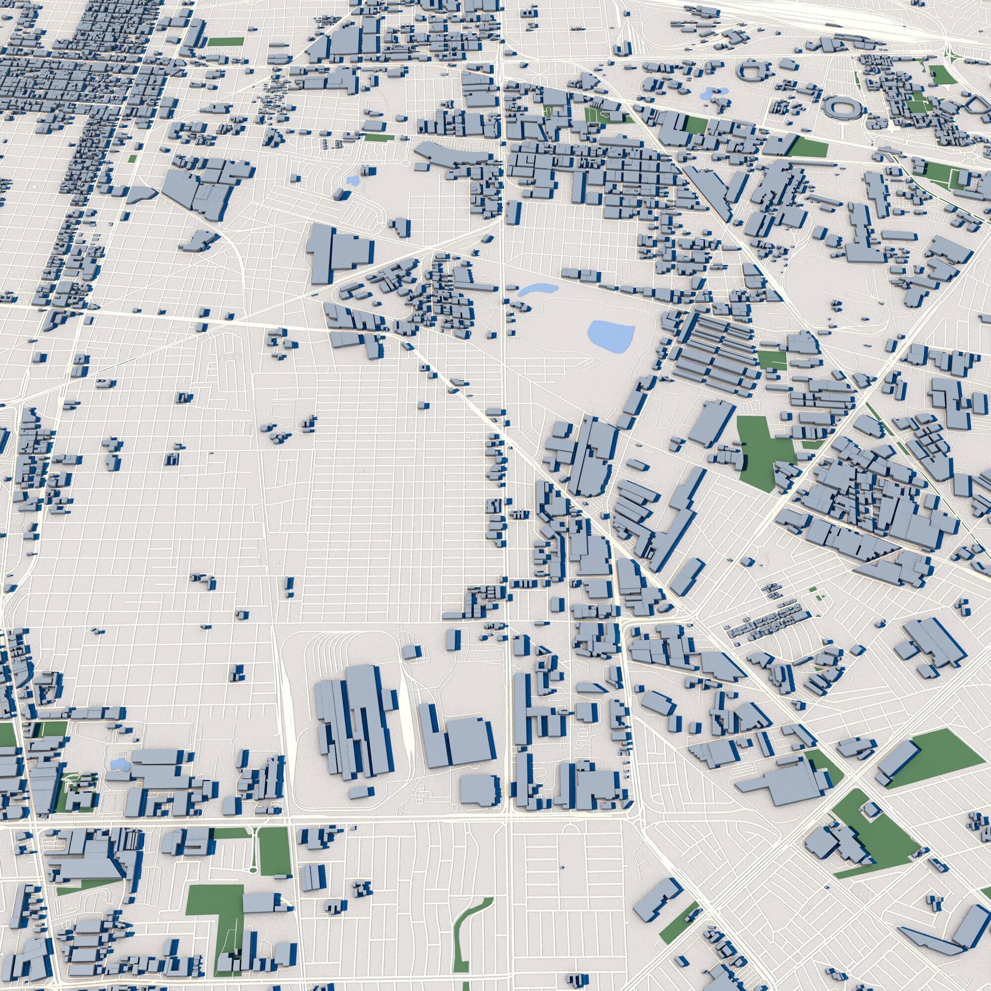 Monterrey City Mexico 3D model_5
