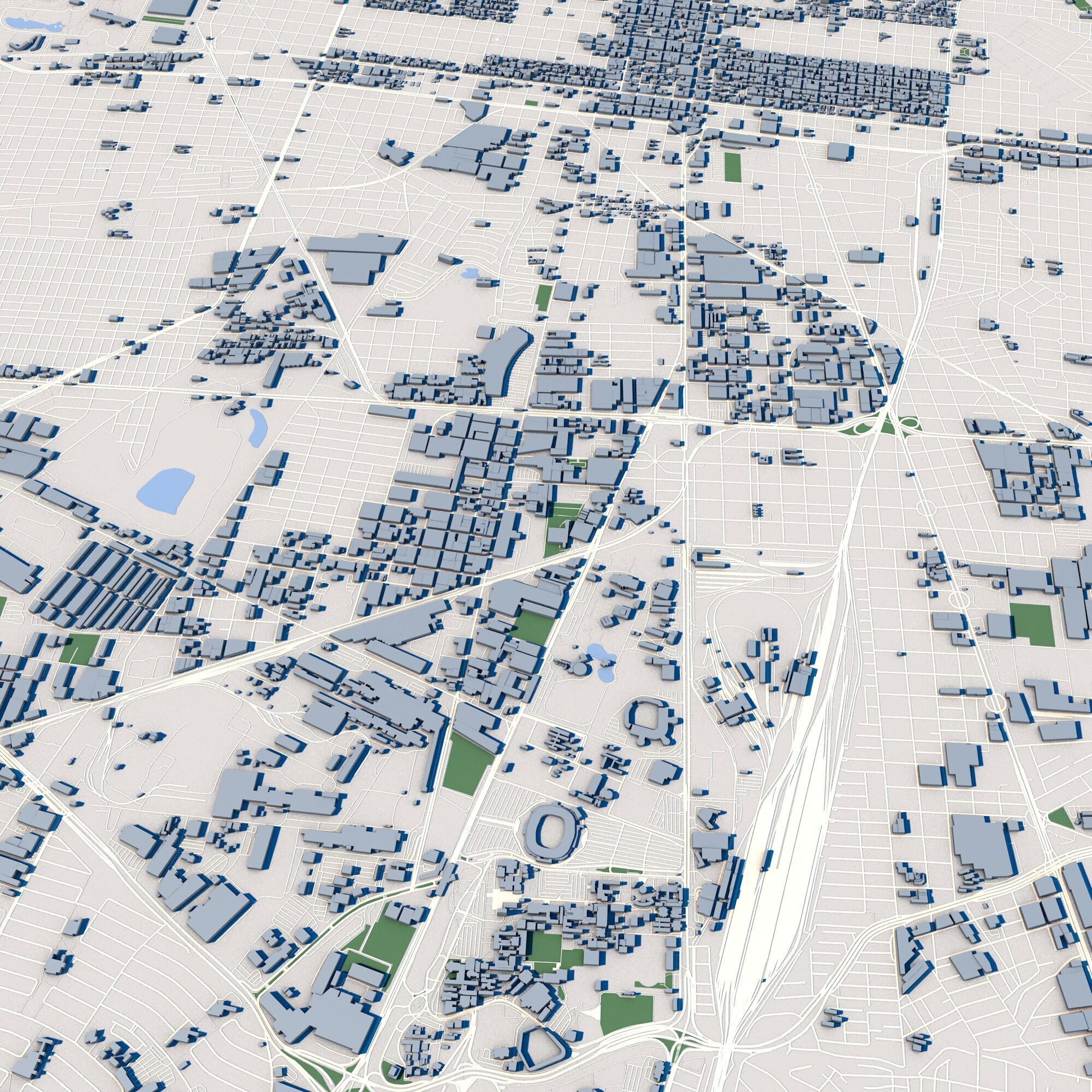 Monterrey City Mexico 3D model_6