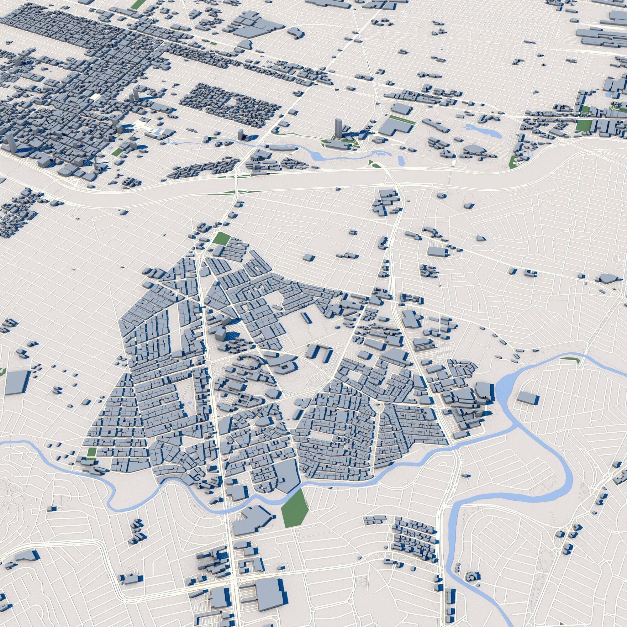 Monterrey City Mexico 3D model_4