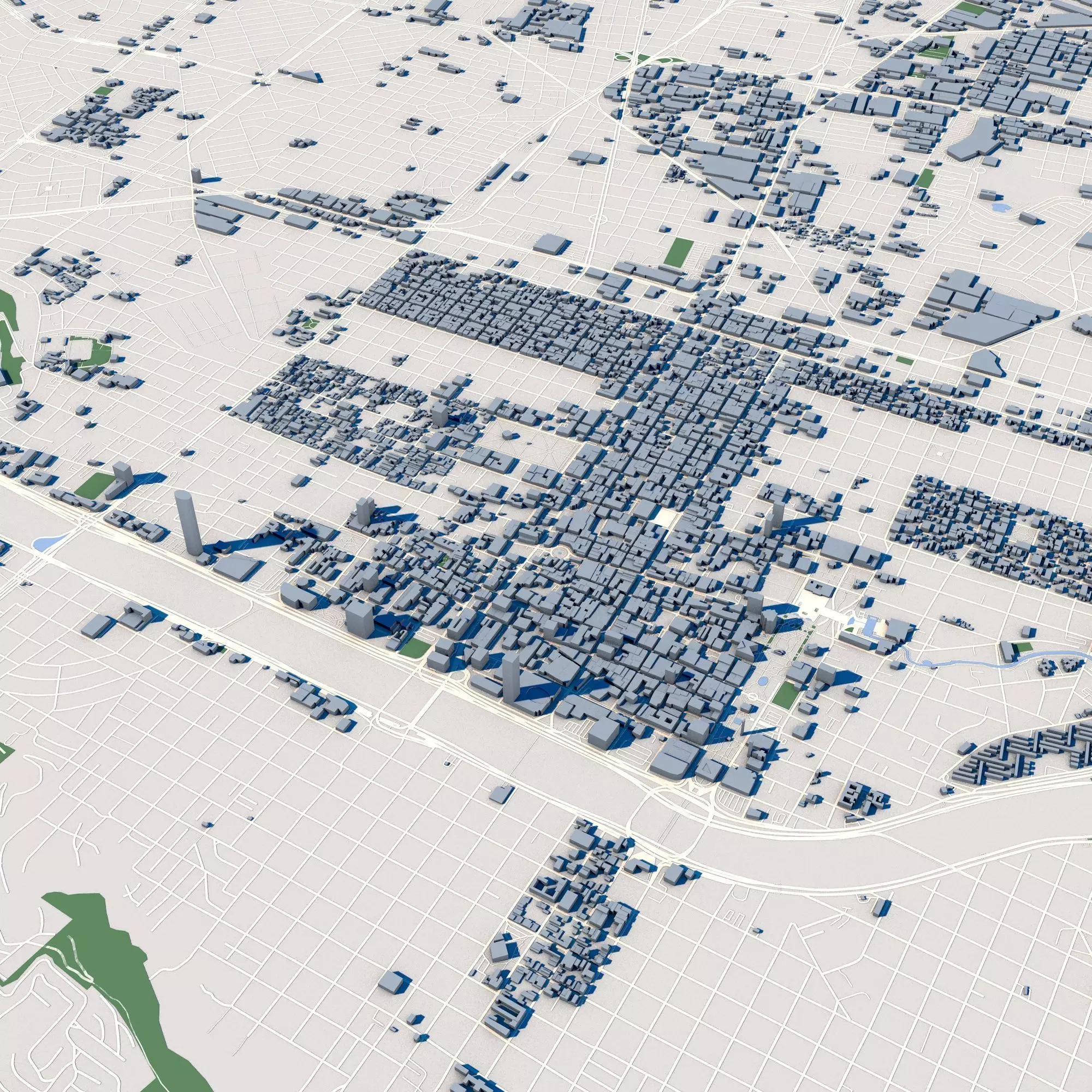 Monterrey City Mexico 3D model_0