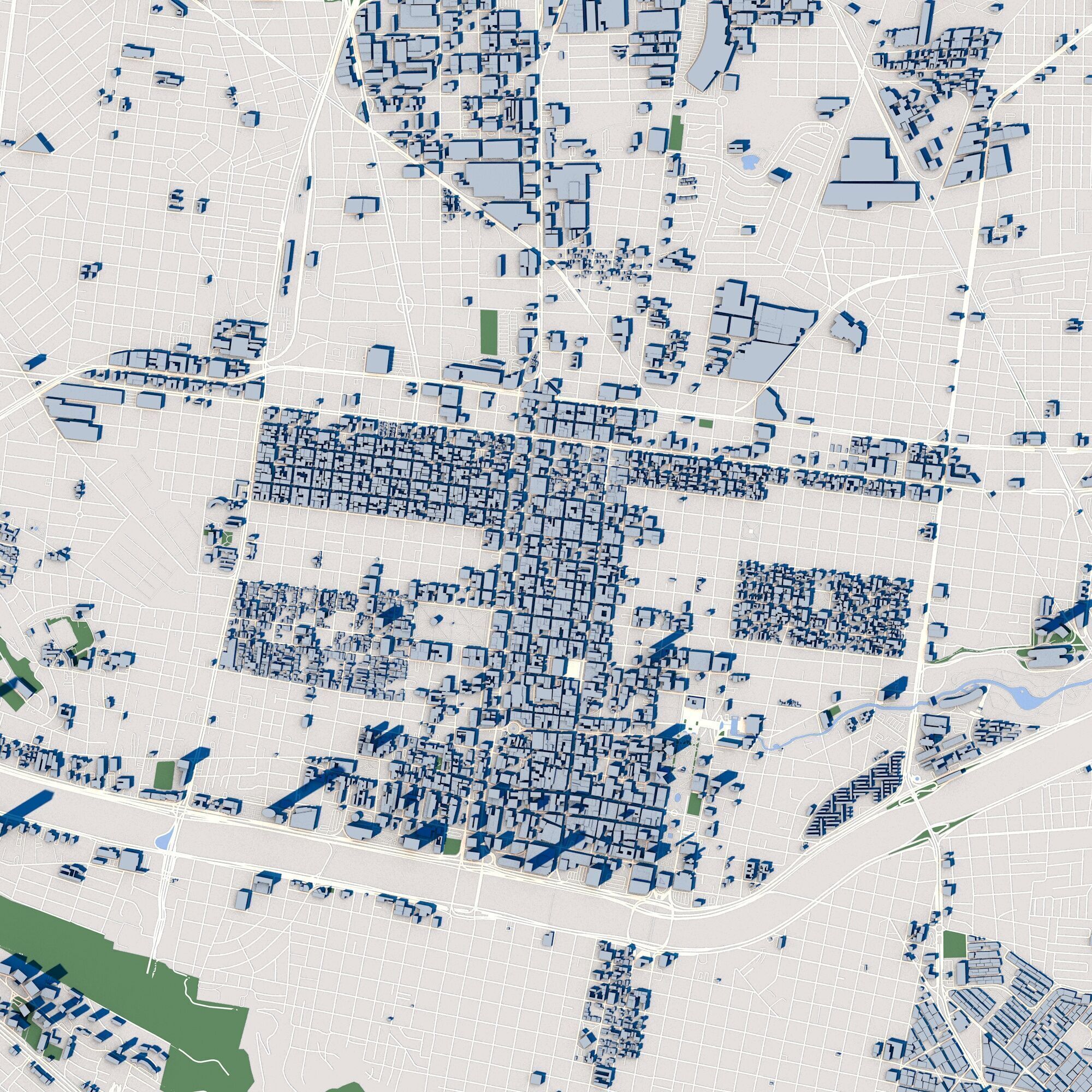 Monterrey City Mexico 3D model_3