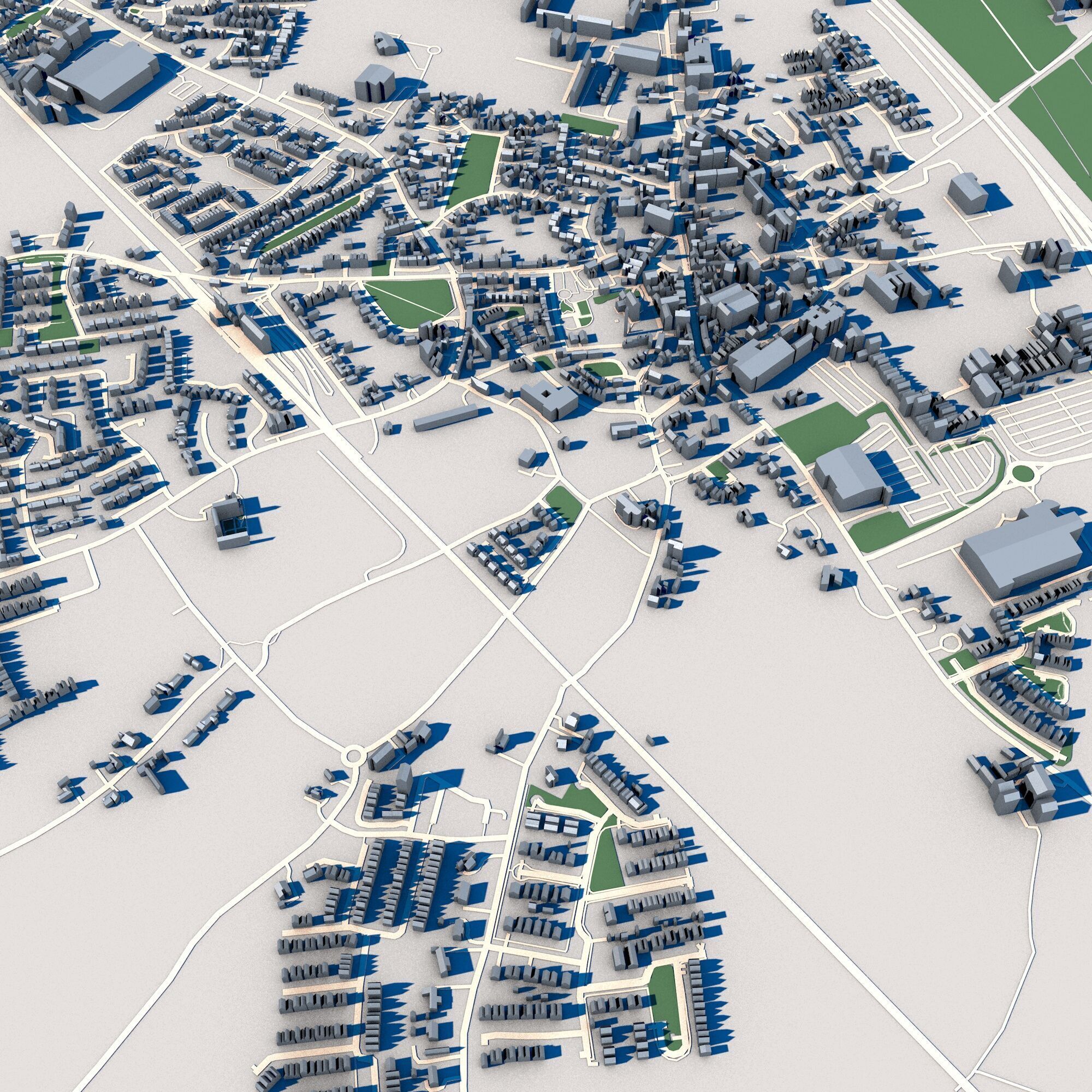 Kildare City Ireland 3D model_4