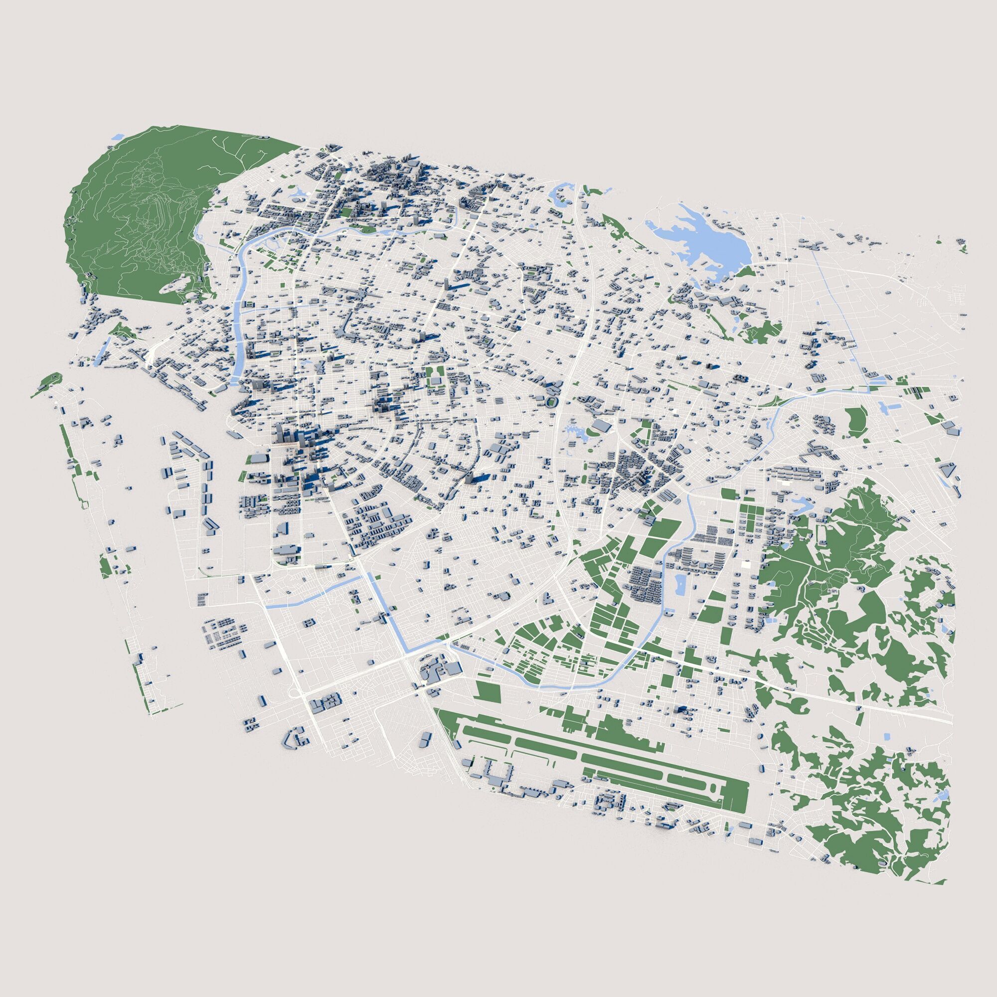 Kaohsiung City Taiwan 3D model_1