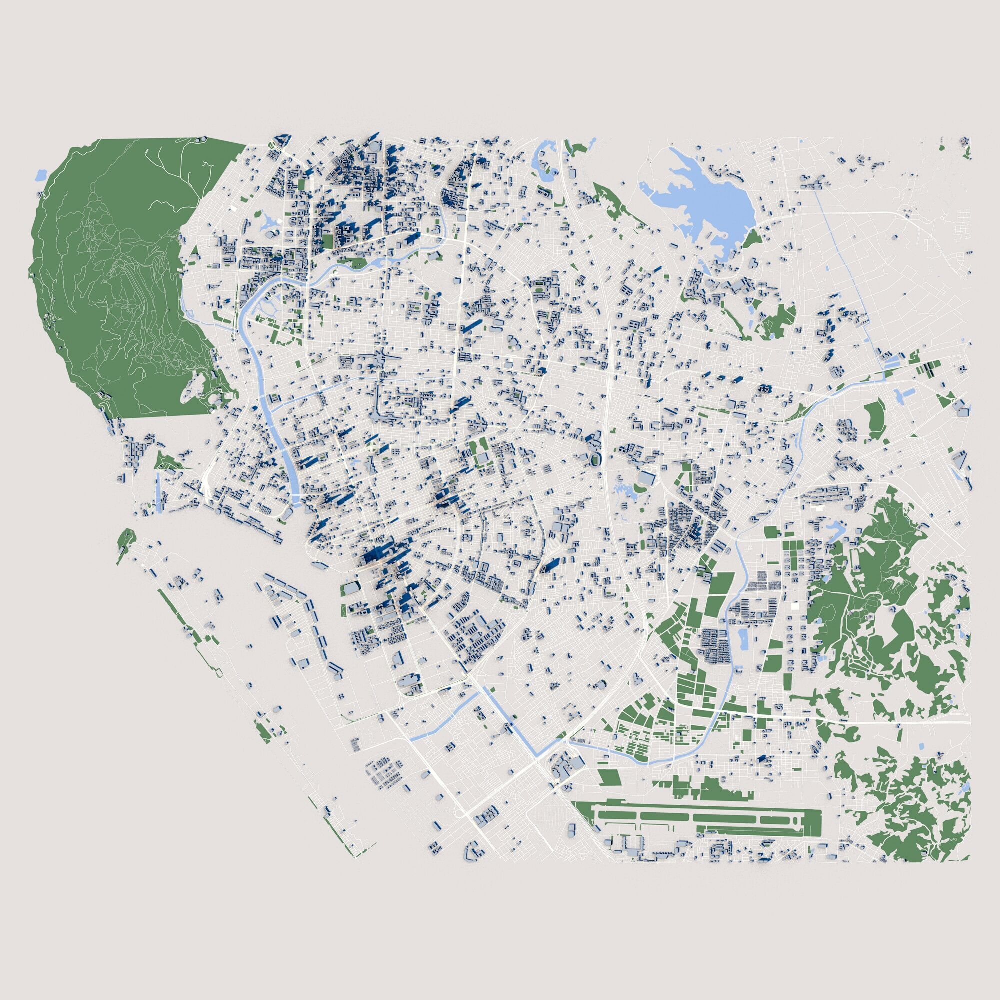 Kaohsiung City Taiwan 3D model_2