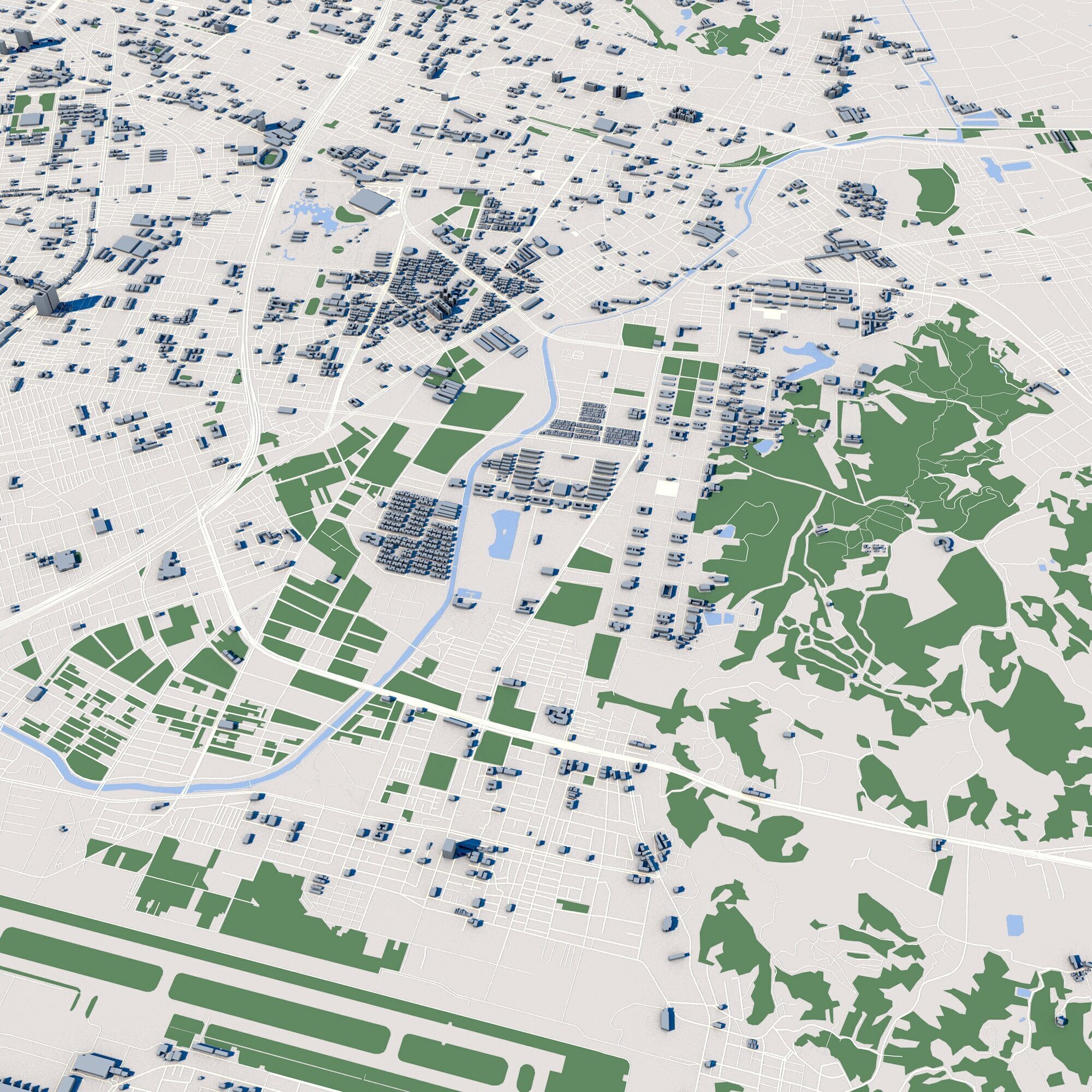 Kaohsiung City Taiwan 3D model_4