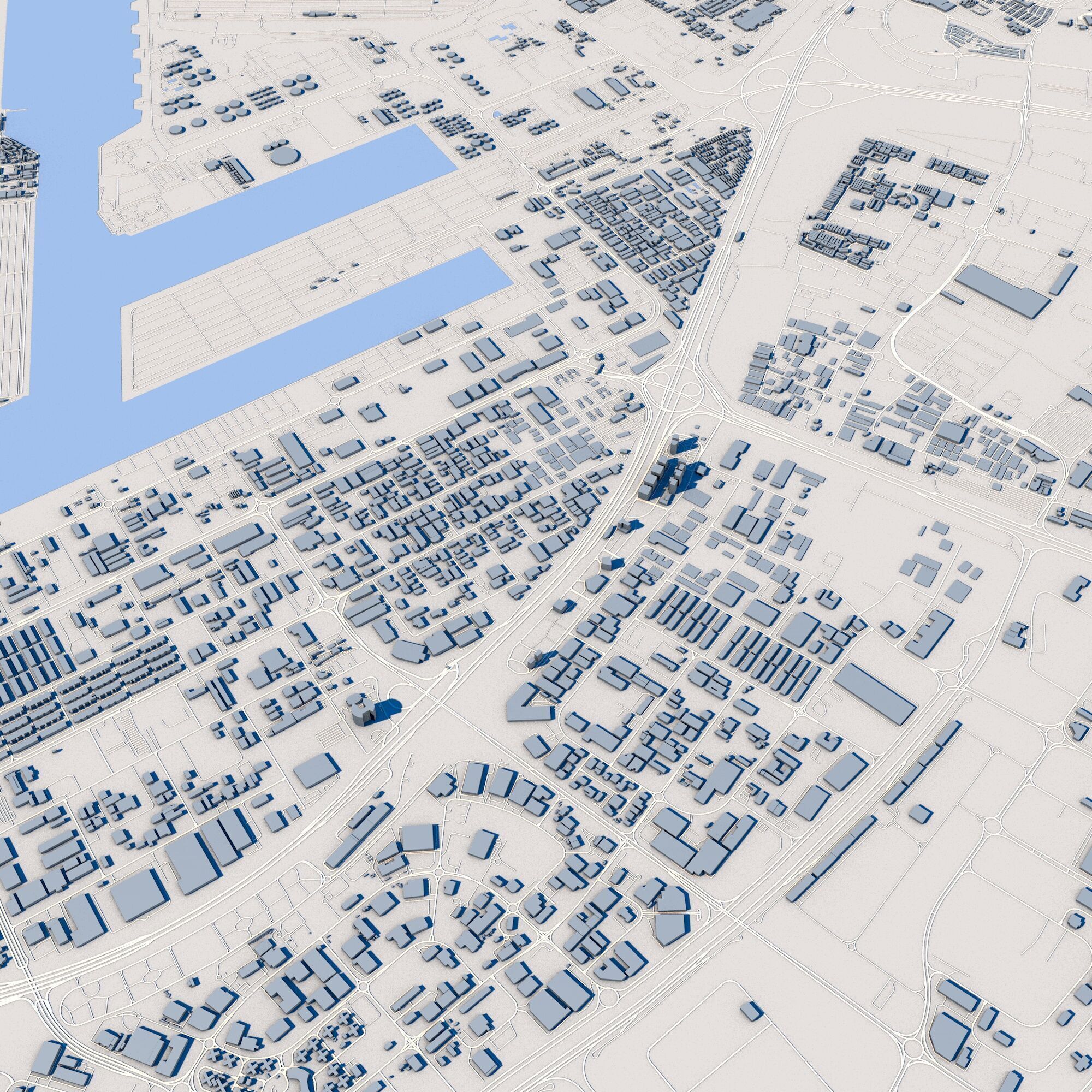 Dubai City United Arab Emirates 3D model_7