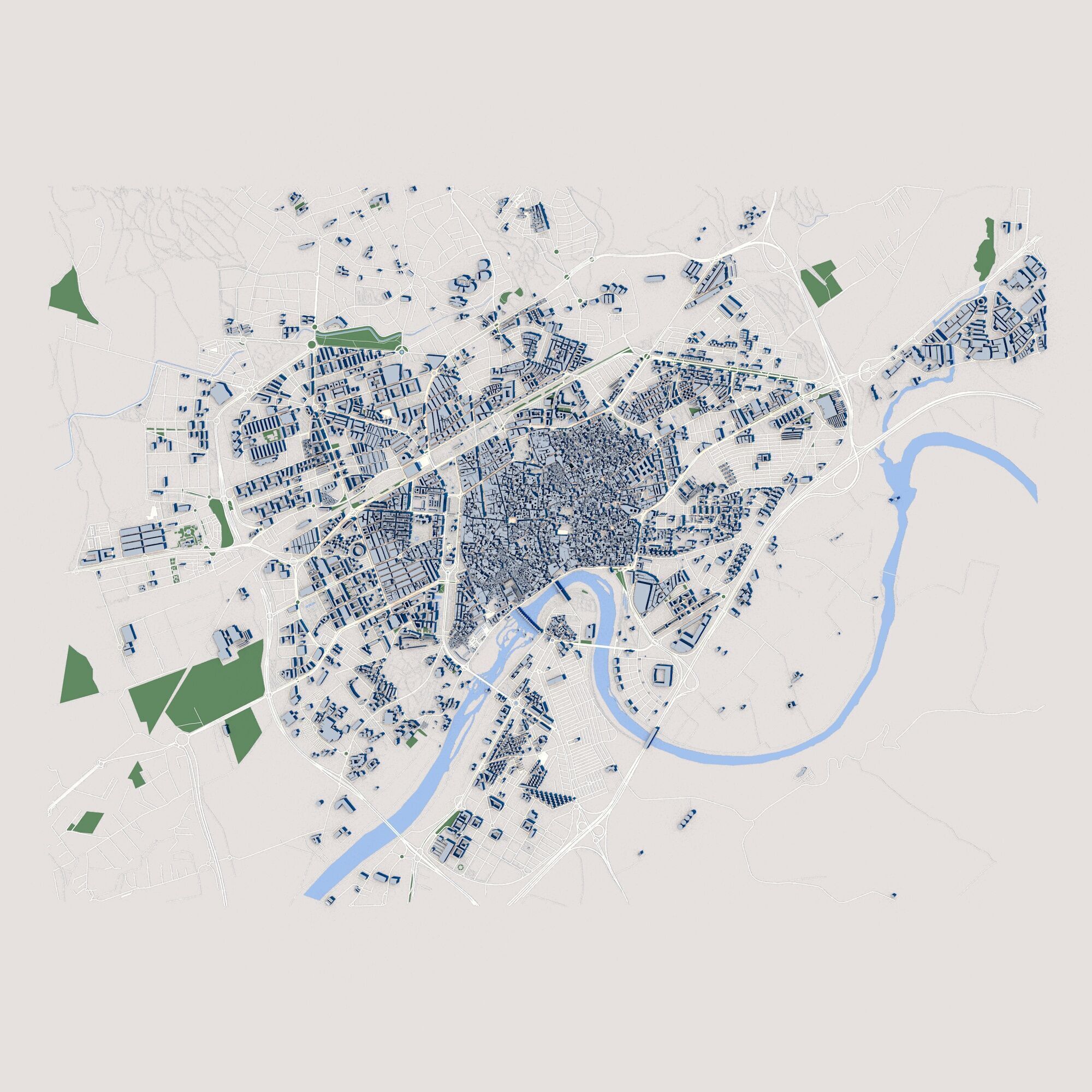 Cordoba City Spain 3D model_2