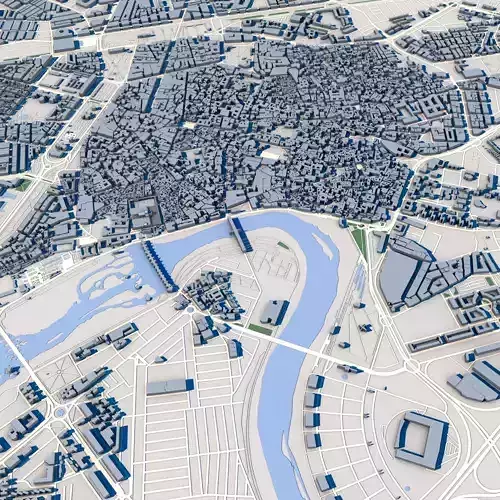 Cordoba City Spain 3D model