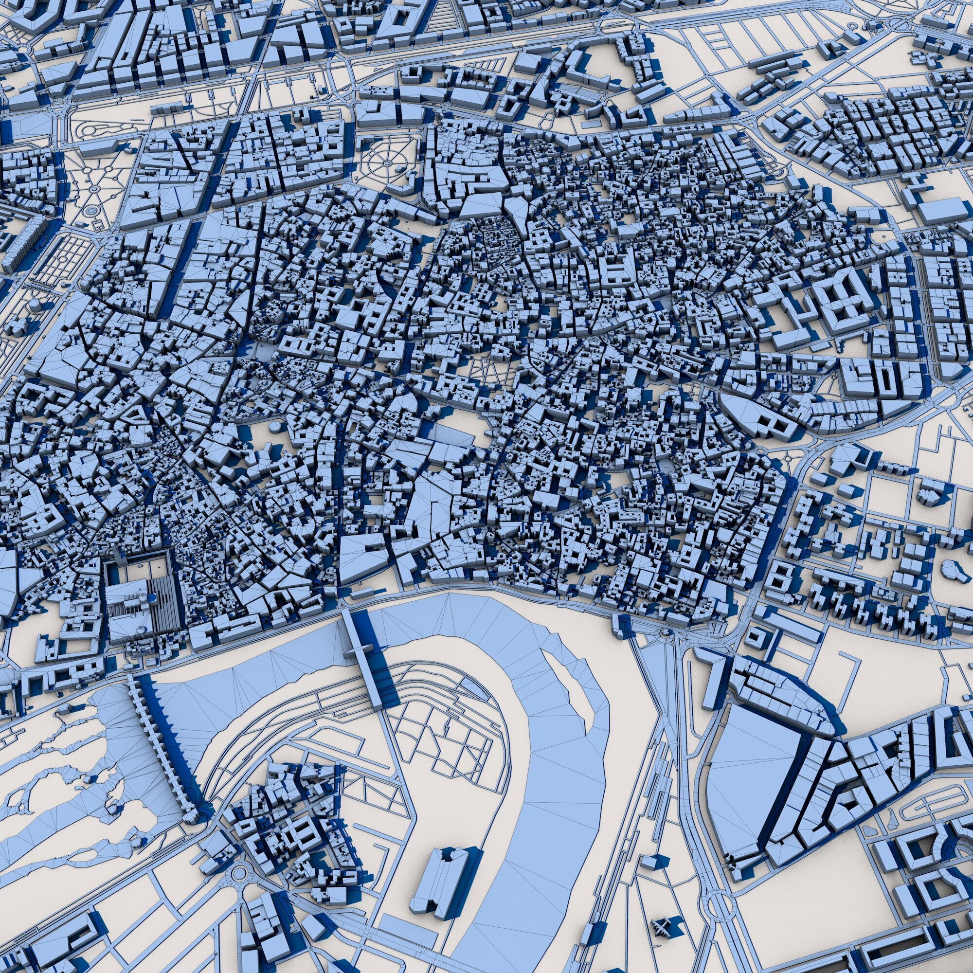 Cordoba City Spain 3D model_9