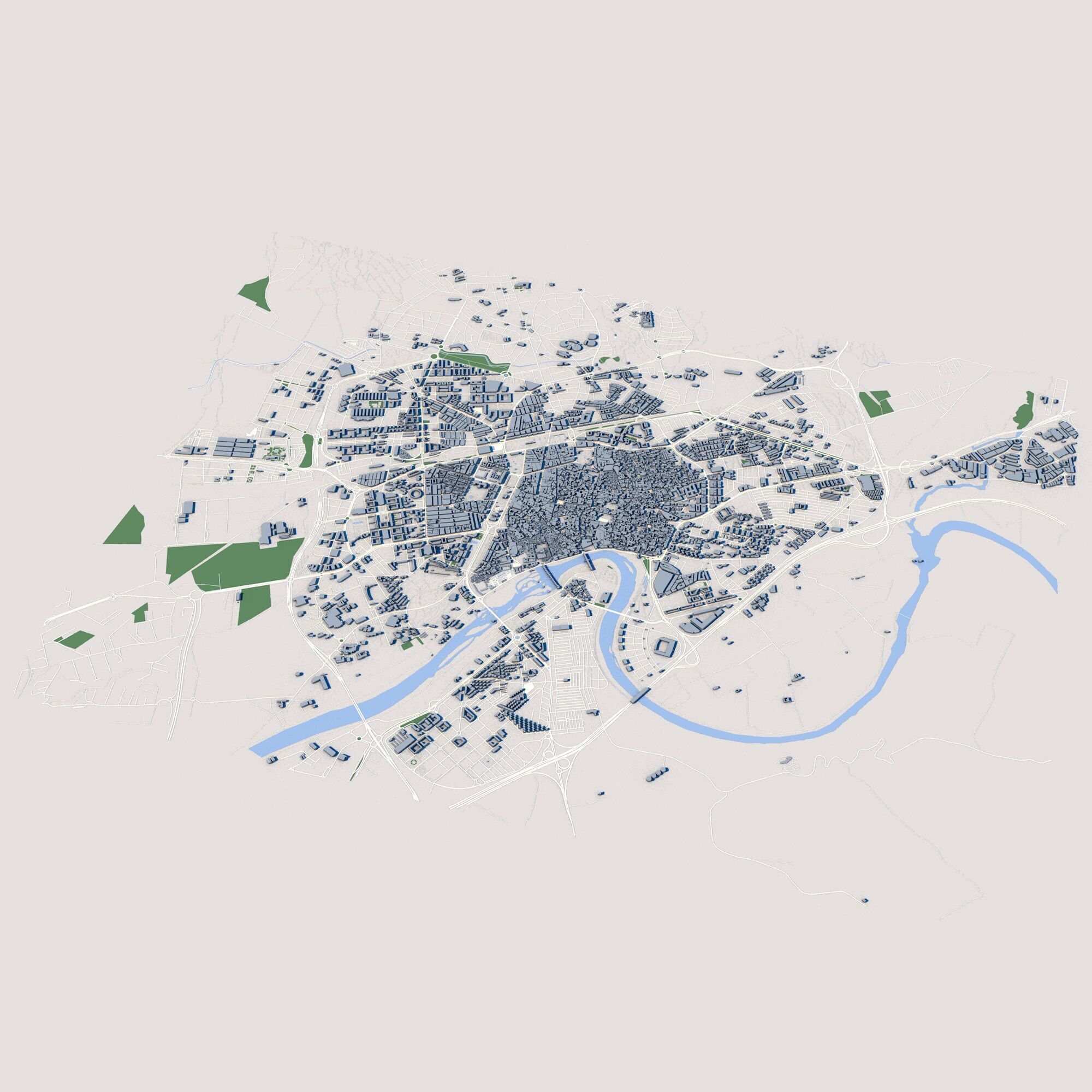 Cordoba City Spain 3D model_1