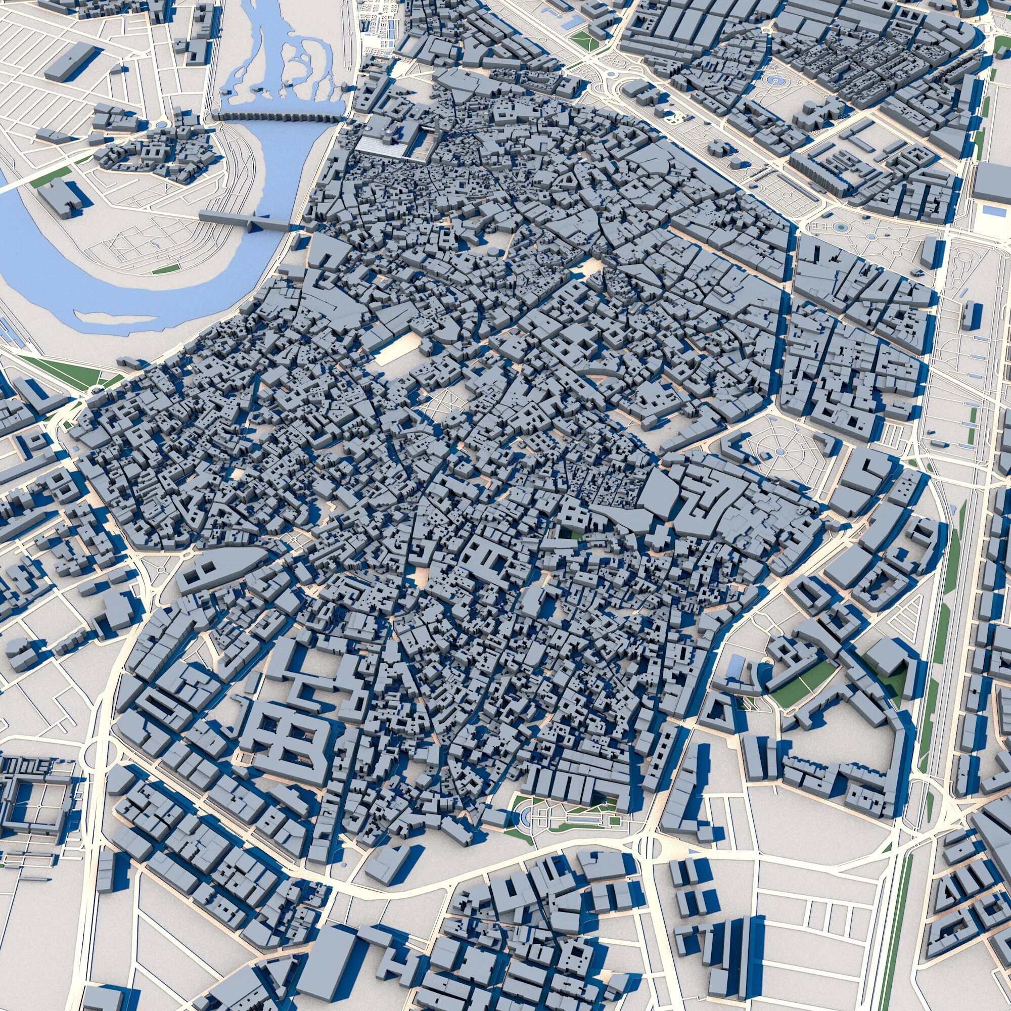 Cordoba City Spain 3D model_7