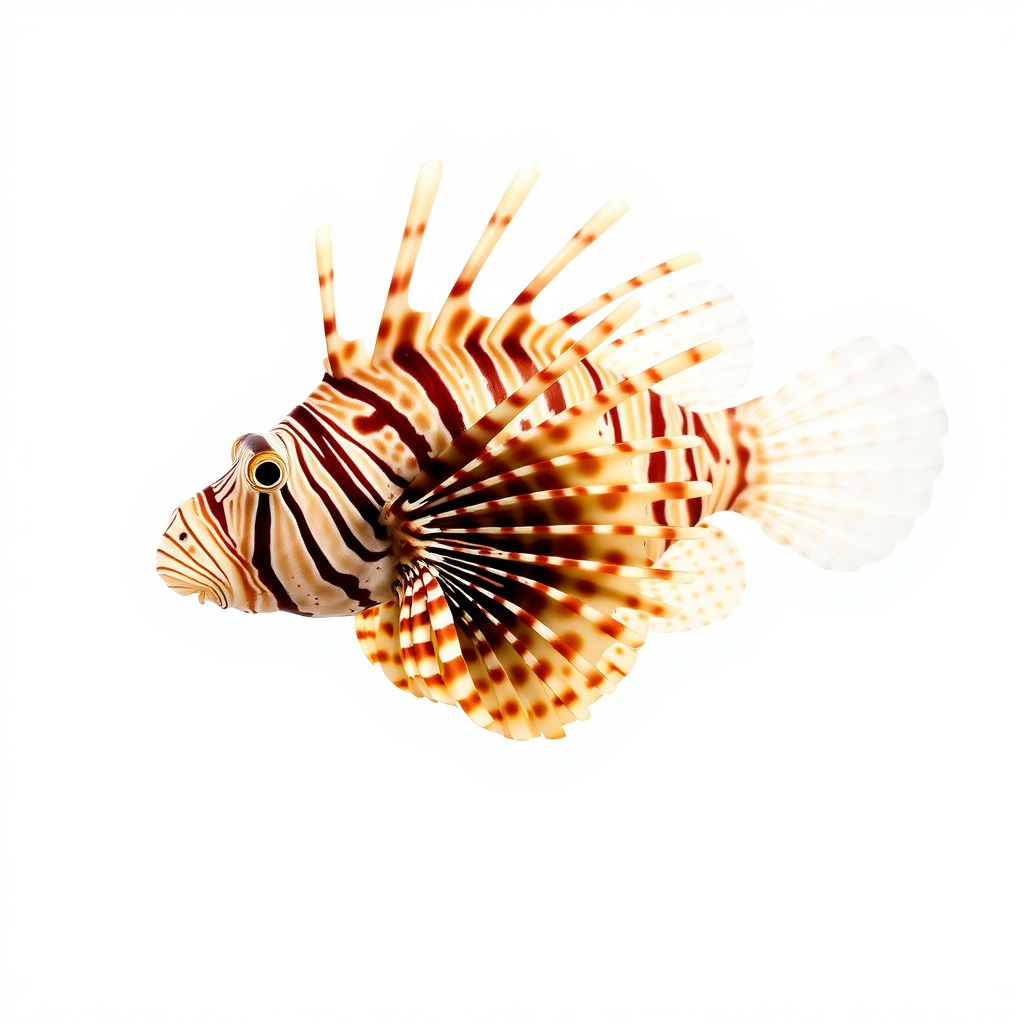 Lionfish D Model Pack for Aquatic Scenes Low-poly 3D model_4