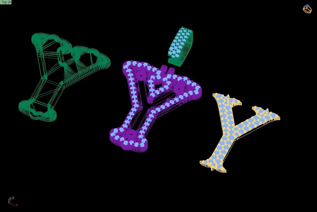 Custom Initial Y Letter Diamond A to Z Alphabet Necklace 3D print model_16