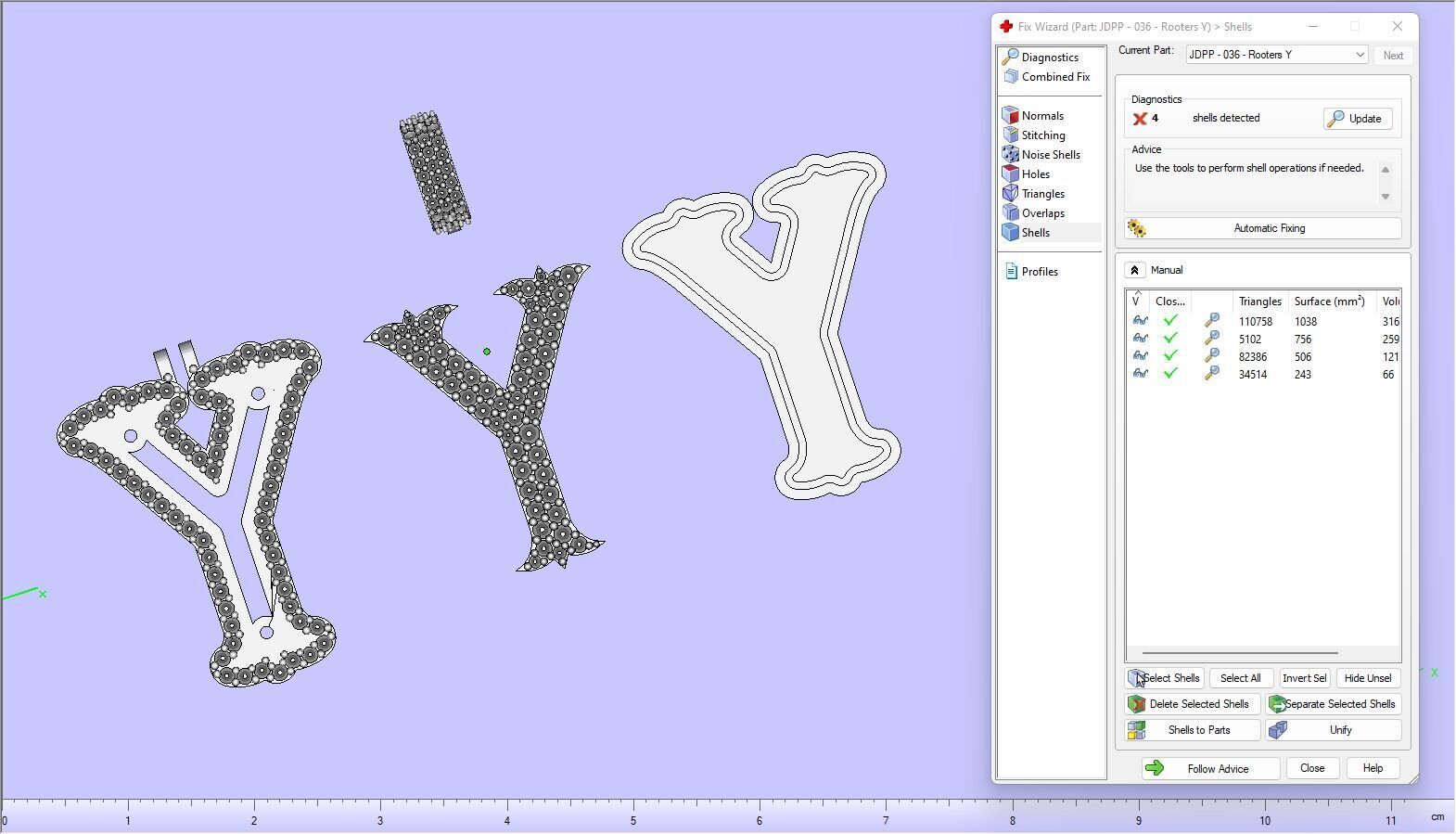Custom Initial Y Letter Diamond A to Z Alphabet Necklace 3D print model_18