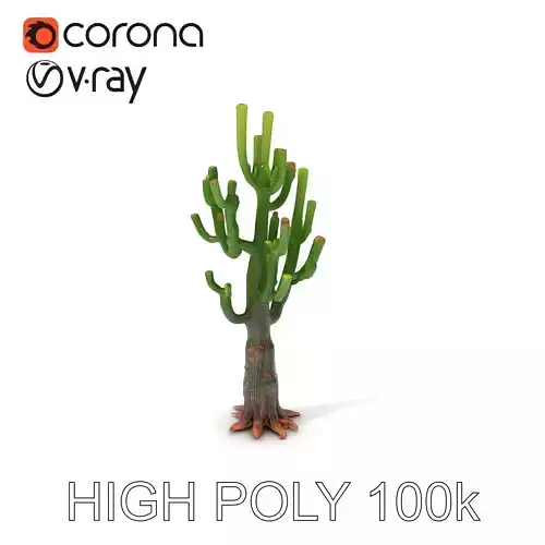 Realistic Cactus D Model Pack