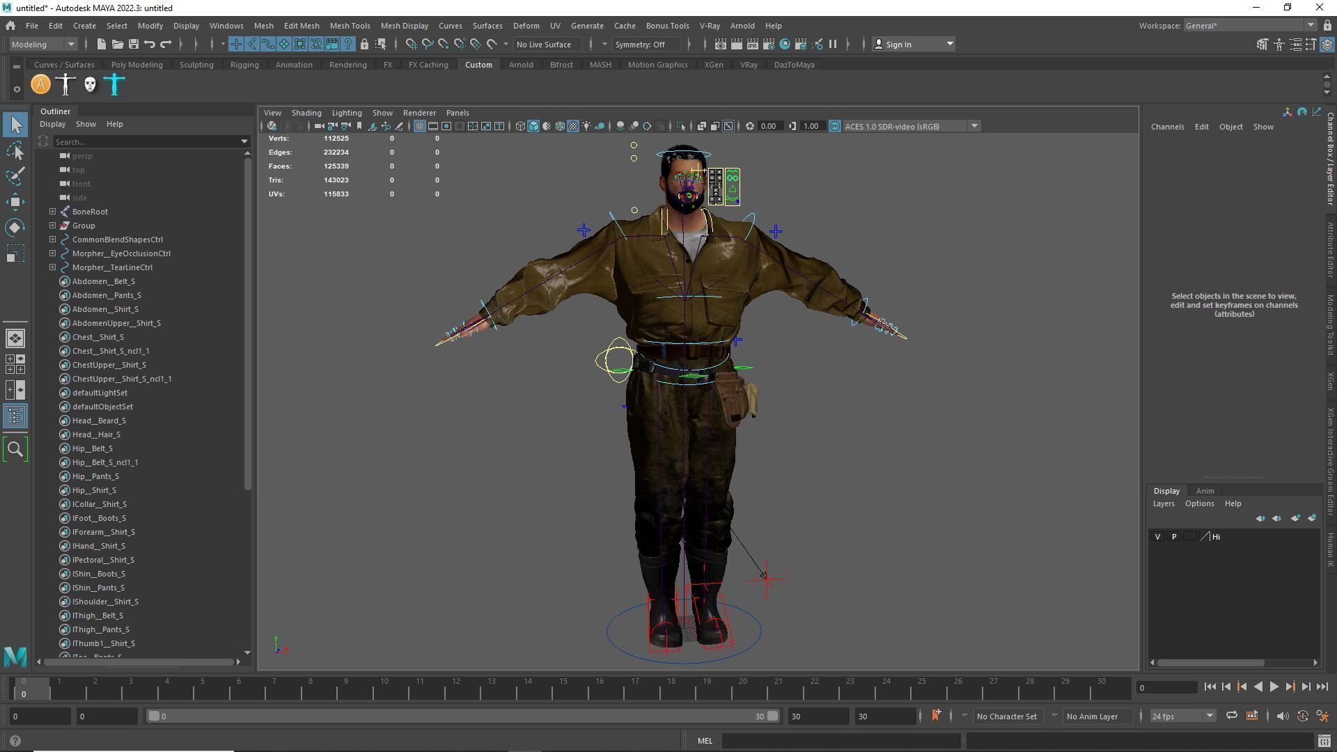 Rick Military Mechanic Game-Ready Repairman Character Low-poly 3D model_13