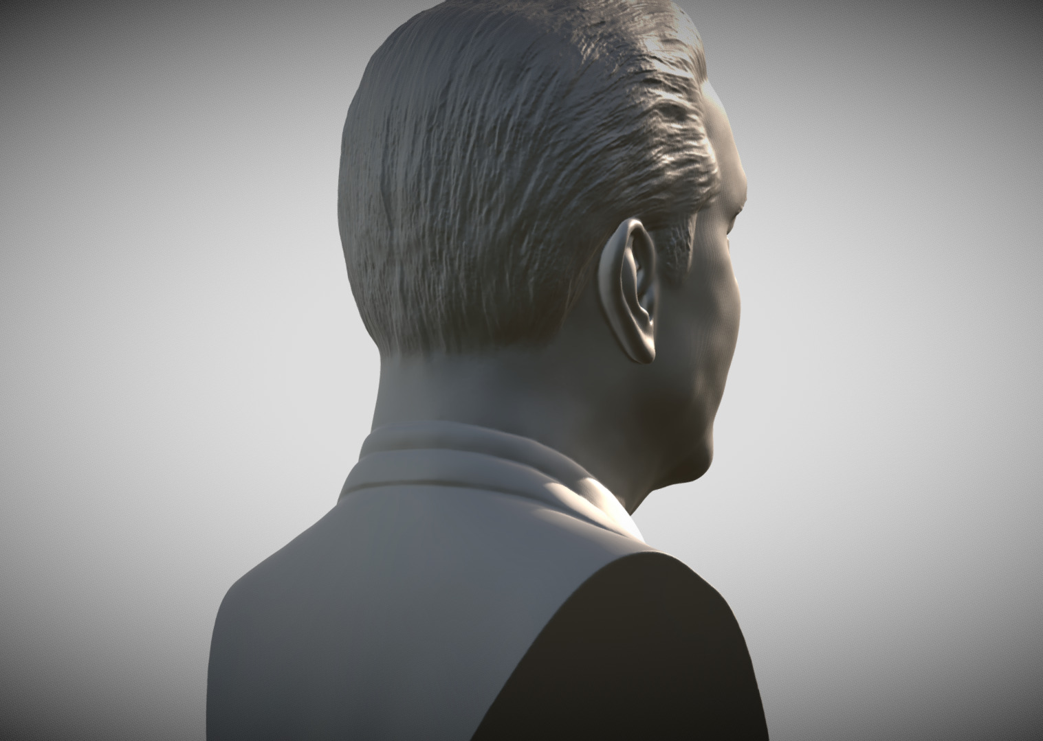 Mel Gibson bust 3D print model_6