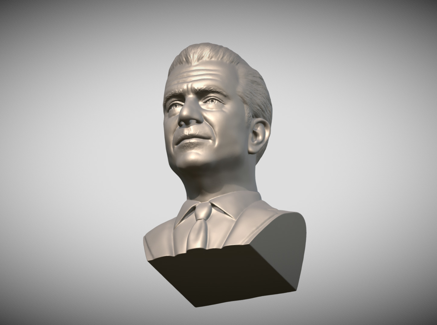Mel Gibson bust 3D print model_14