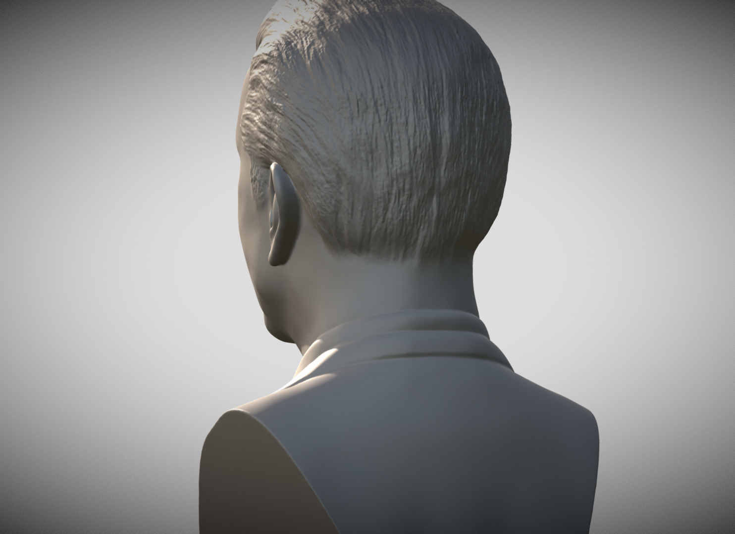 Mel Gibson bust 3D print model_5