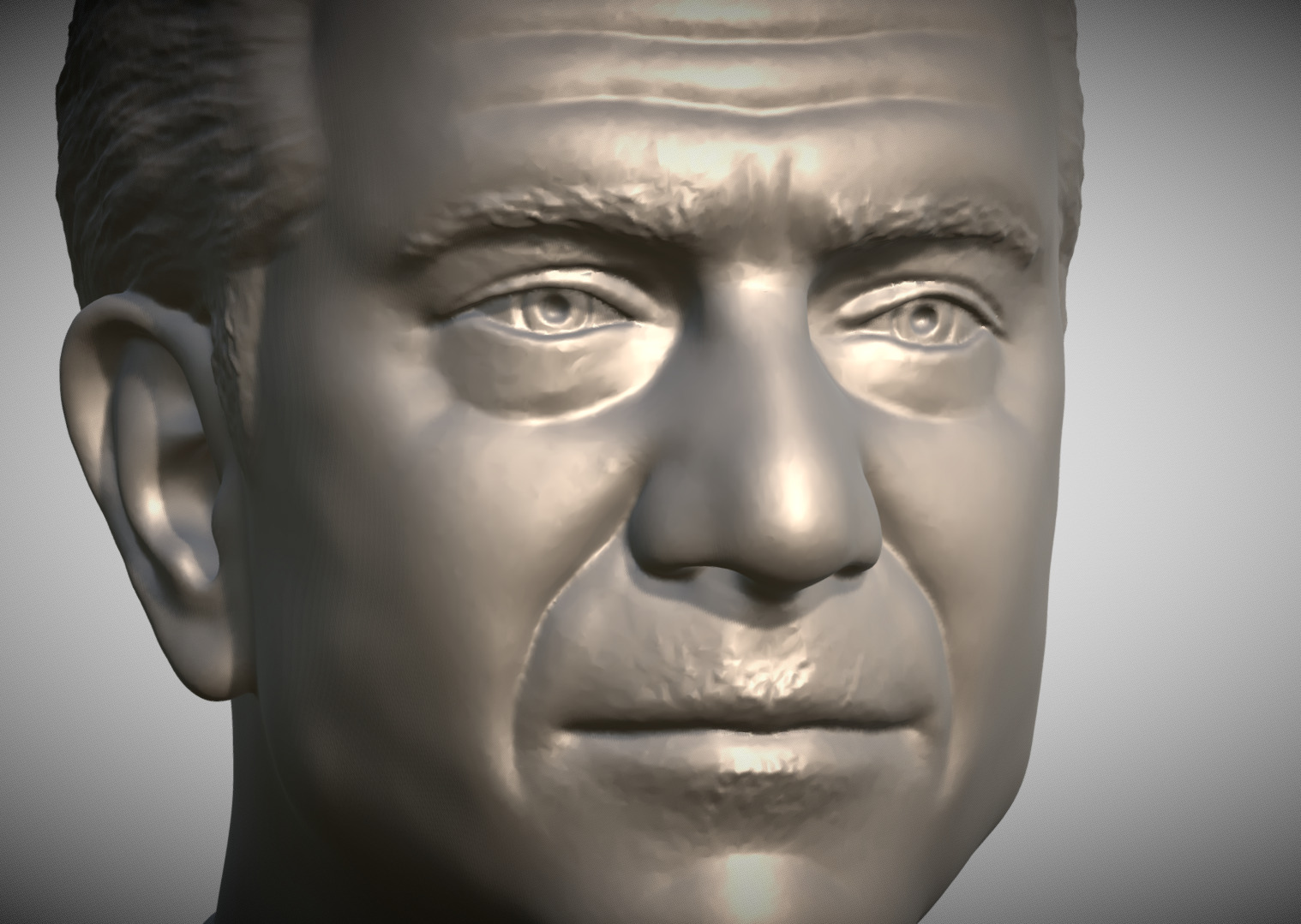 Mel Gibson bust 3D print model_15