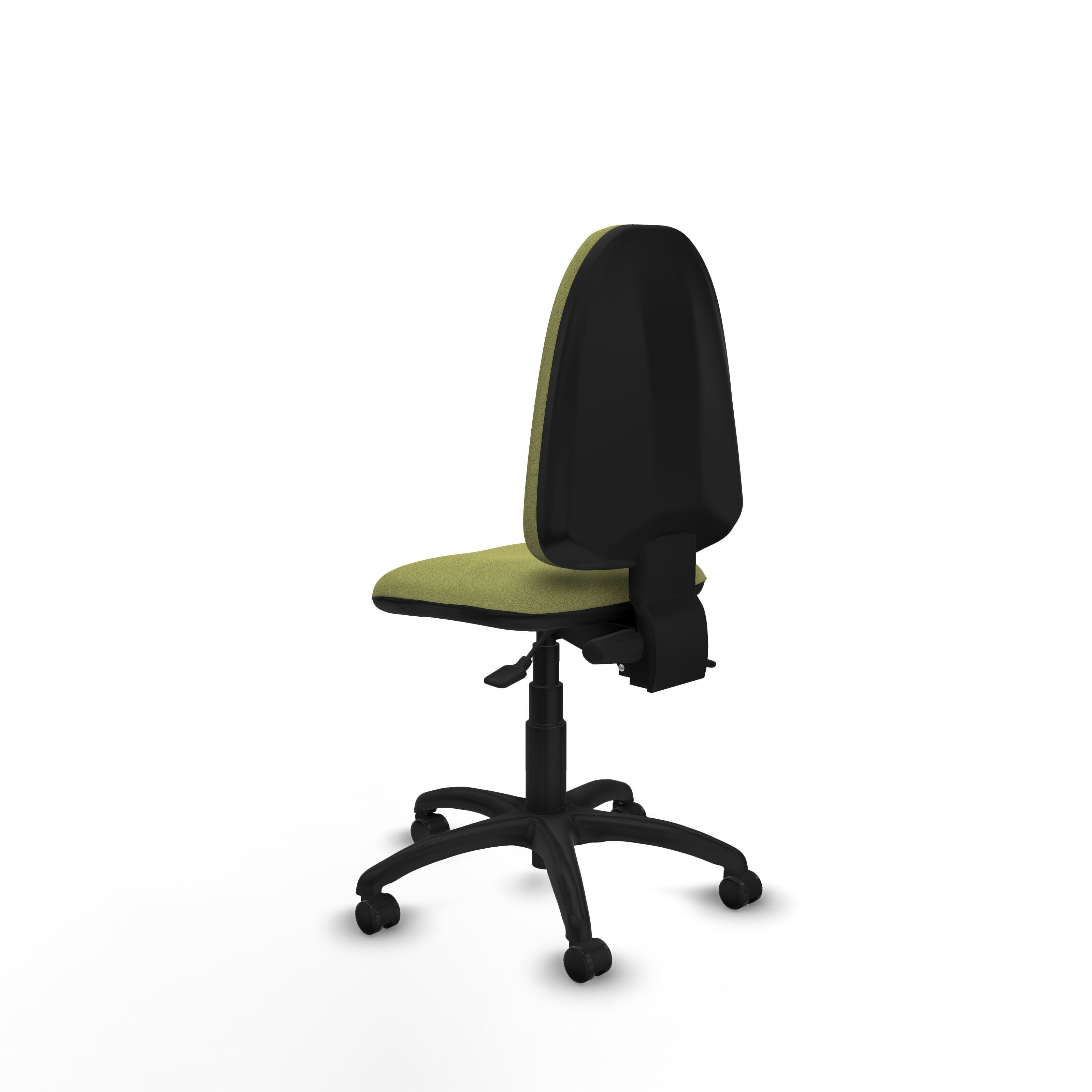 Modern Office Chair Low-poly 3D model_4