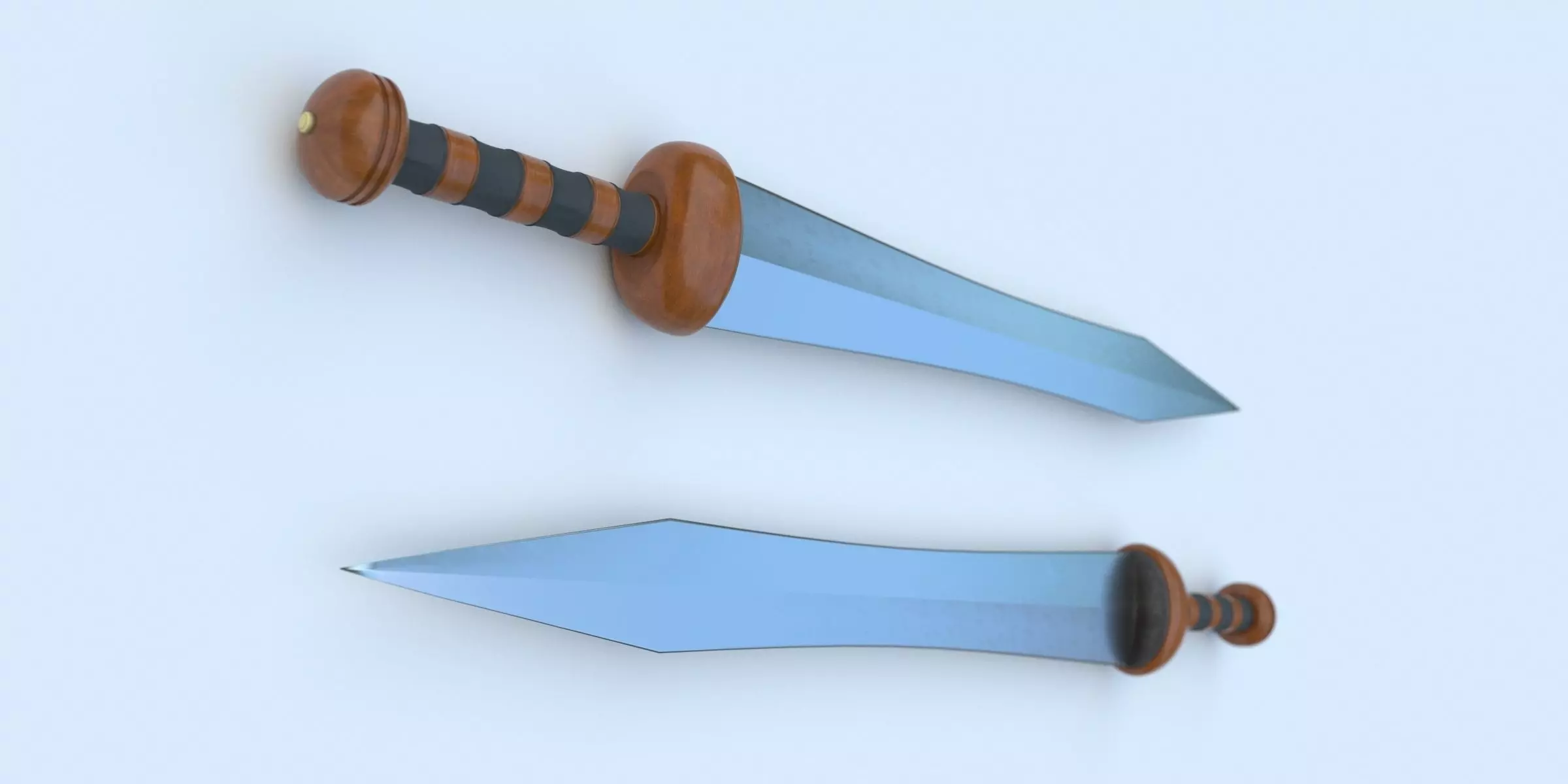 Gladius Mainz Sword Low-poly 3D model_0
