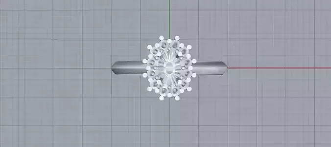 Elegant Crown Cluster Ring