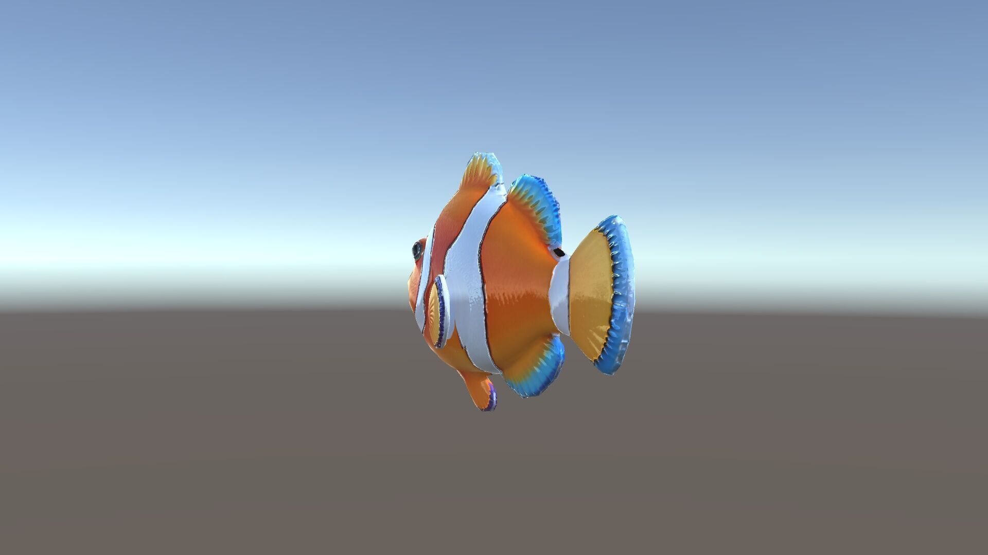 Clownfish Aquarium Model Pack Low-poly 3D model_12