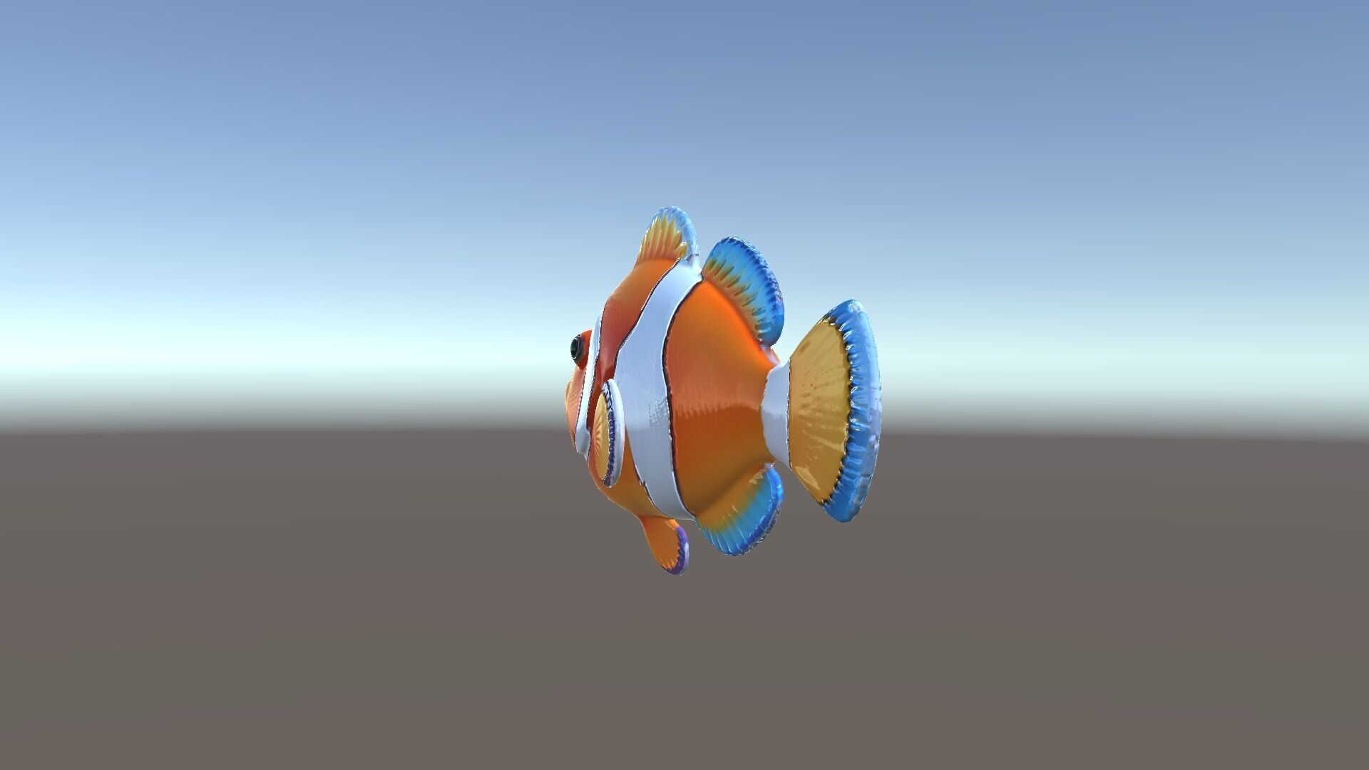 Clownfish Aquarium Model Pack Low-poly 3D model_23