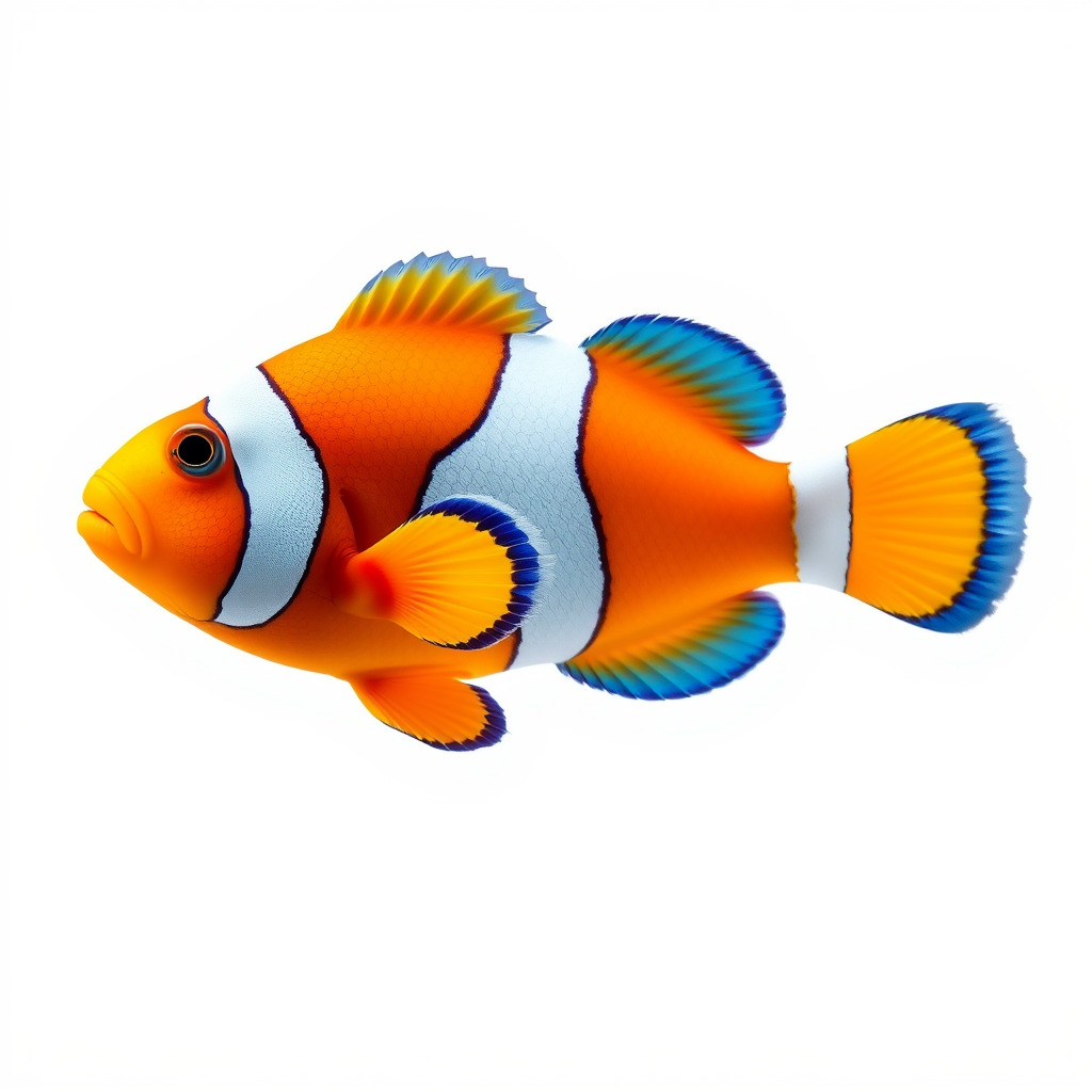 Clownfish Aquarium Model Pack Low-poly 3D model_4