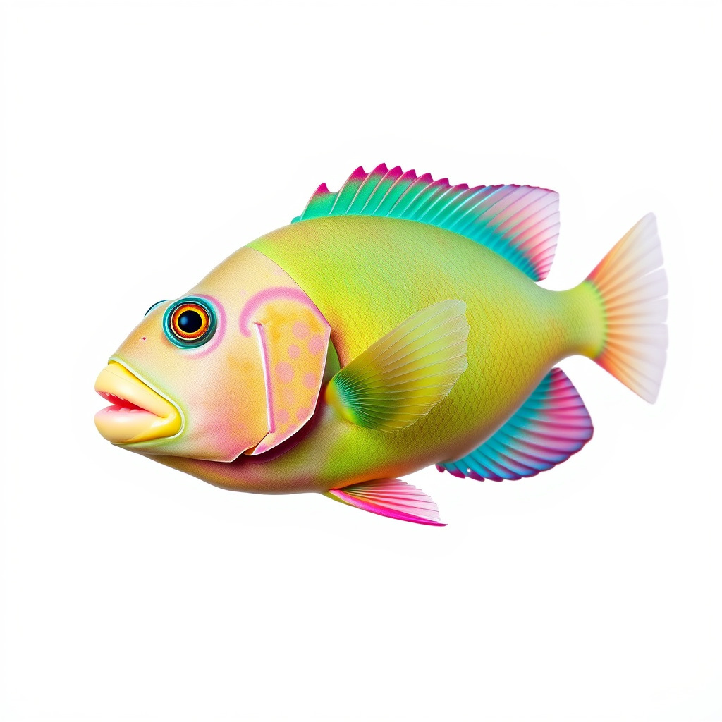 Colorful Tropical Fish D Model Pack Low-poly 3D model_4
