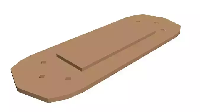 Low Poly Game Ready Band Aid Low-poly 3D model